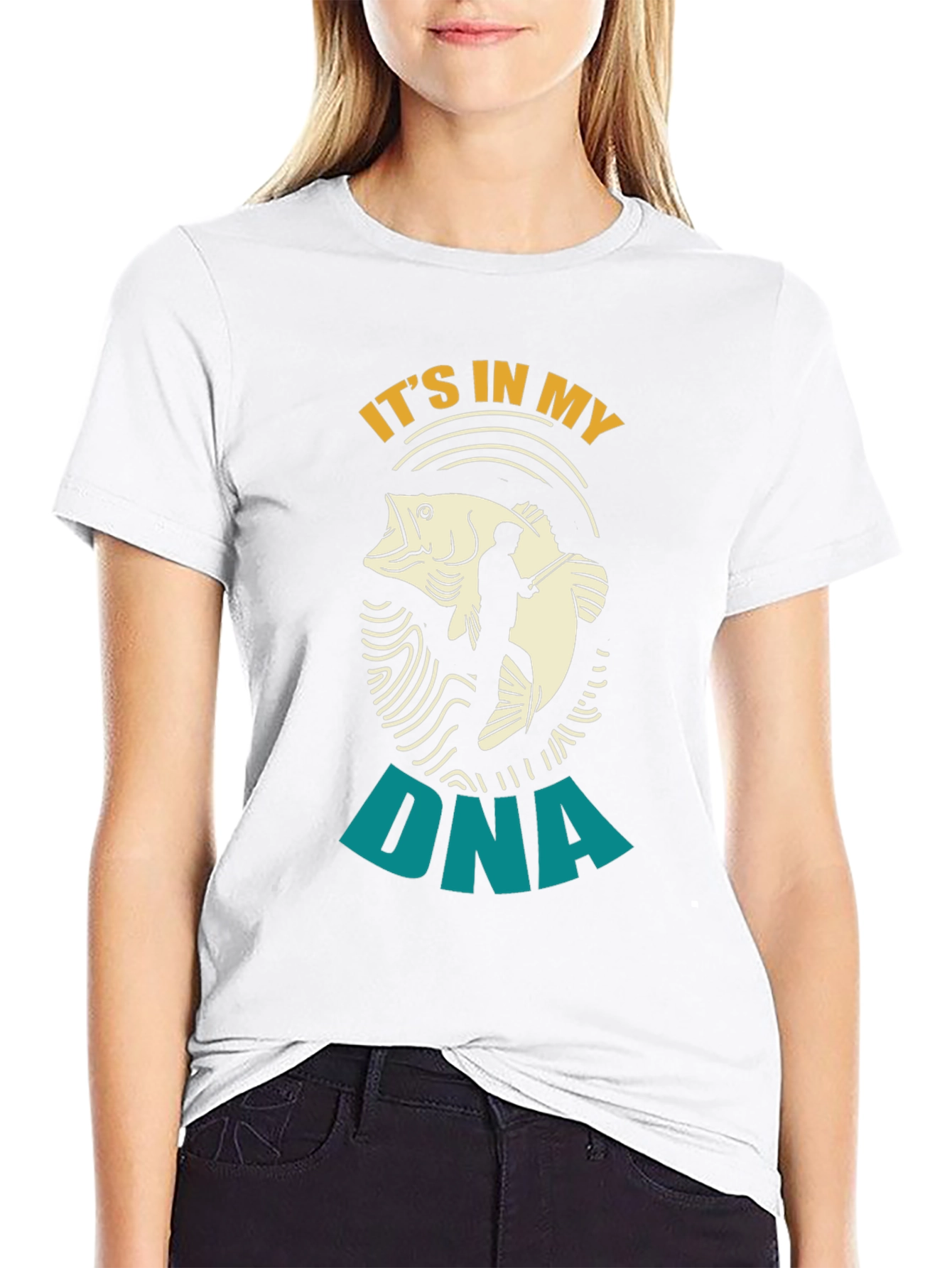 Its In My DNA Fishing T-Shirt