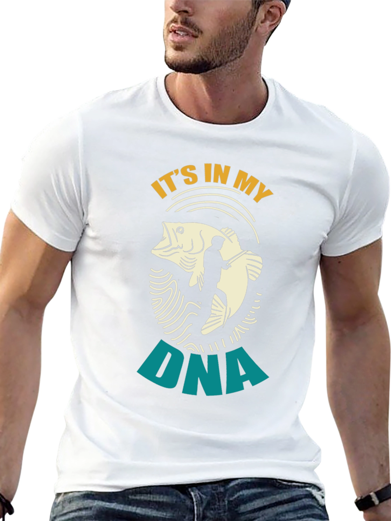 Its In My DNA Fishing T-Shirt