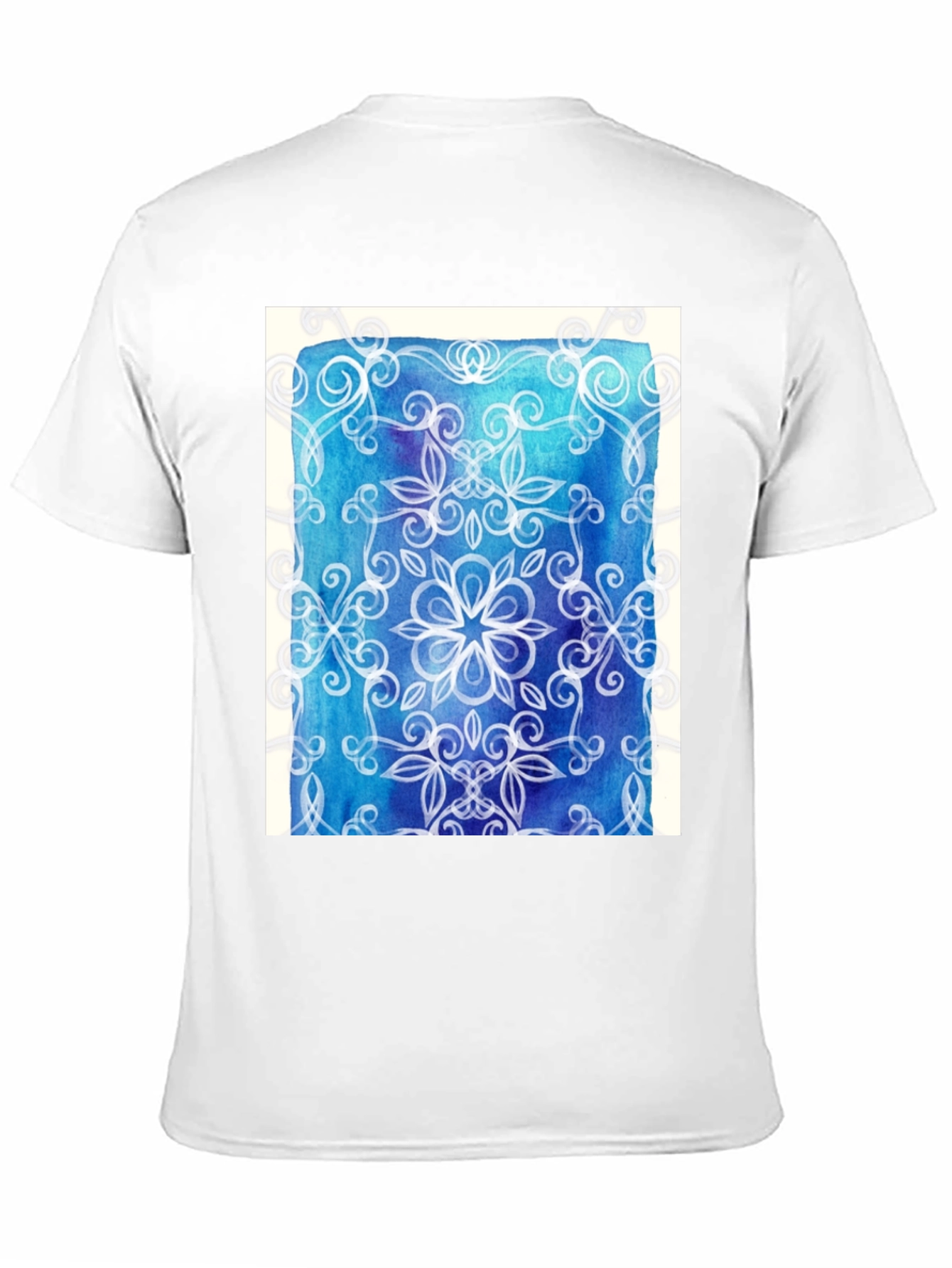 Abstract Floral Mandala Graphic Tee