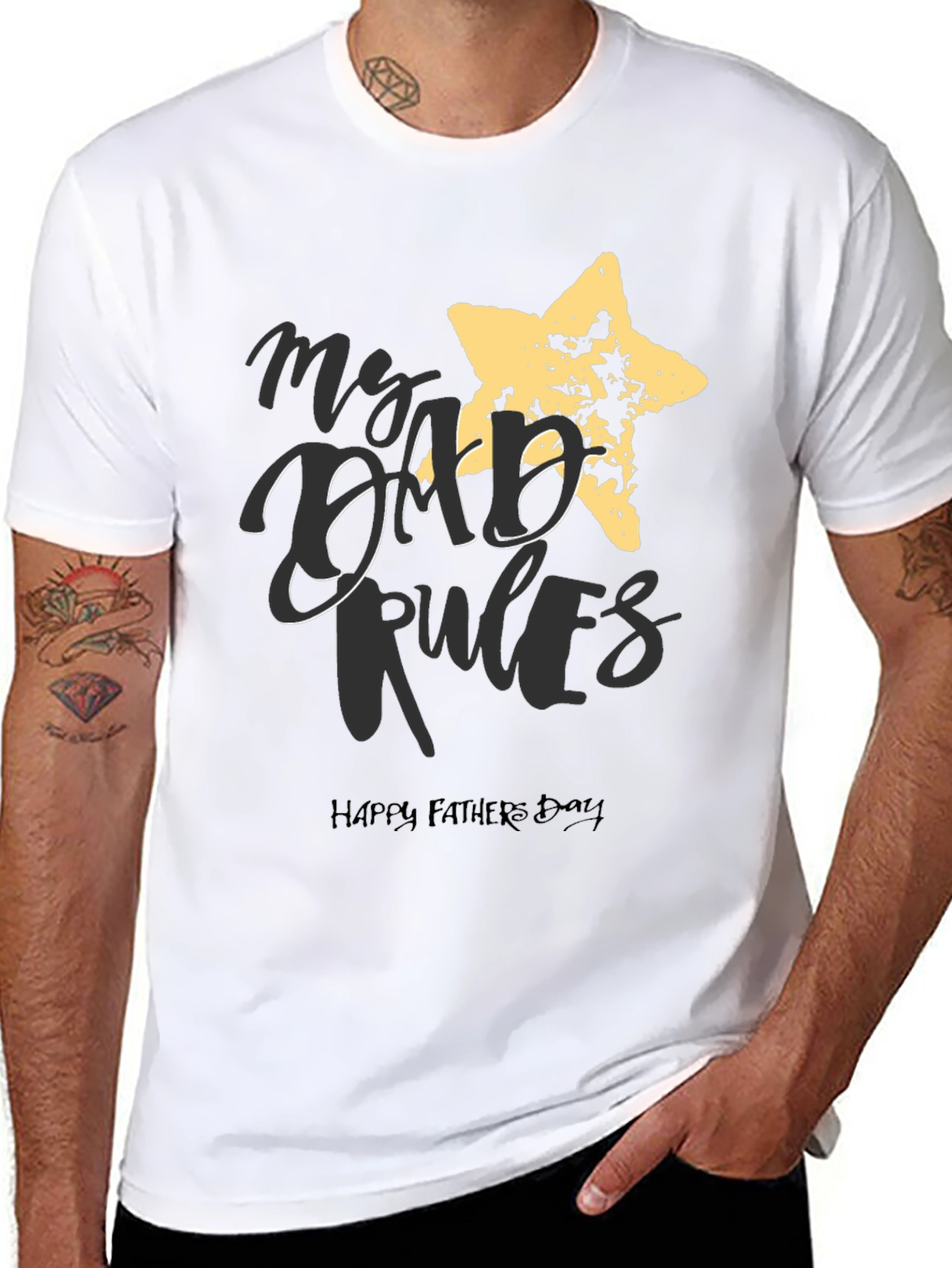 My Dad Rules T-Shirt - Fathers Day Gift