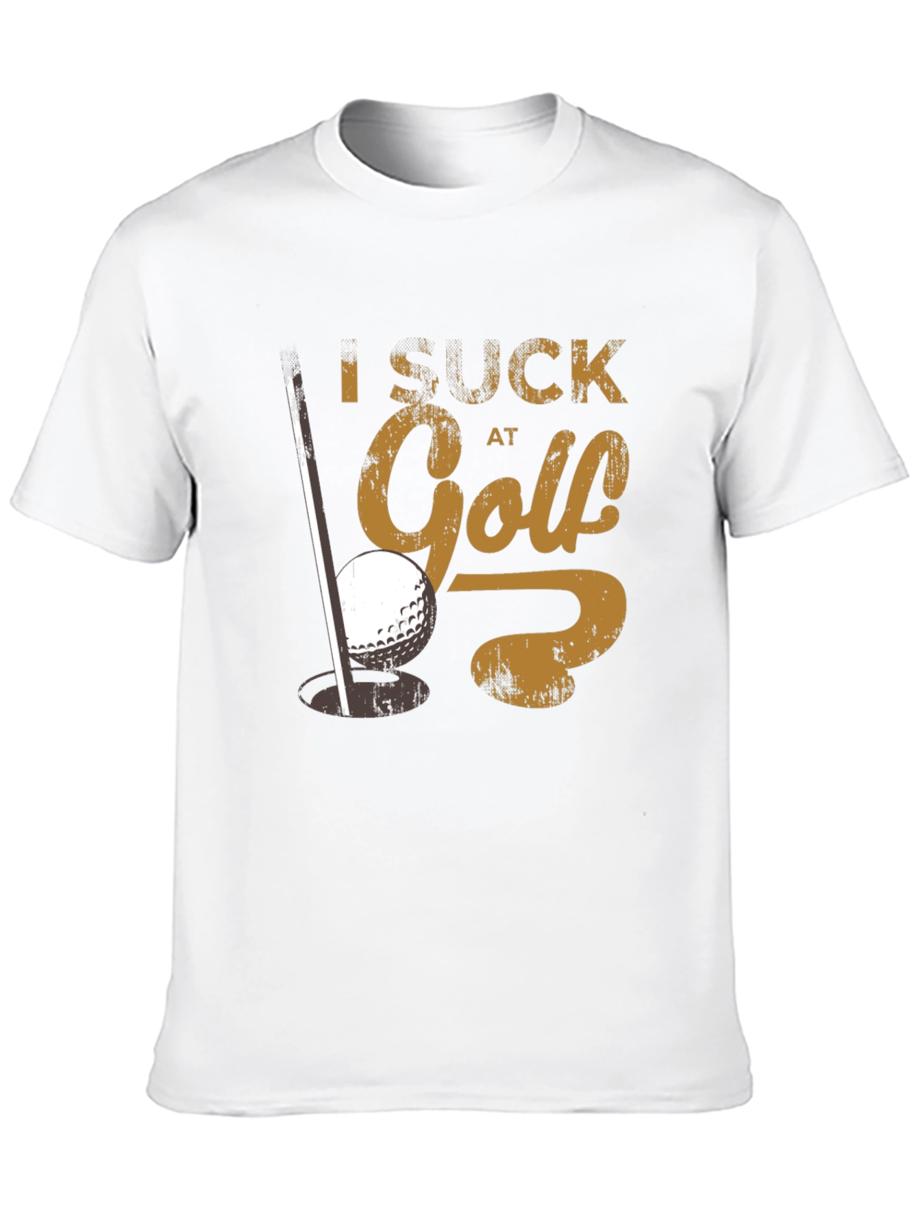 I Suck at Golf T-Shirt Funny Golfing Tee