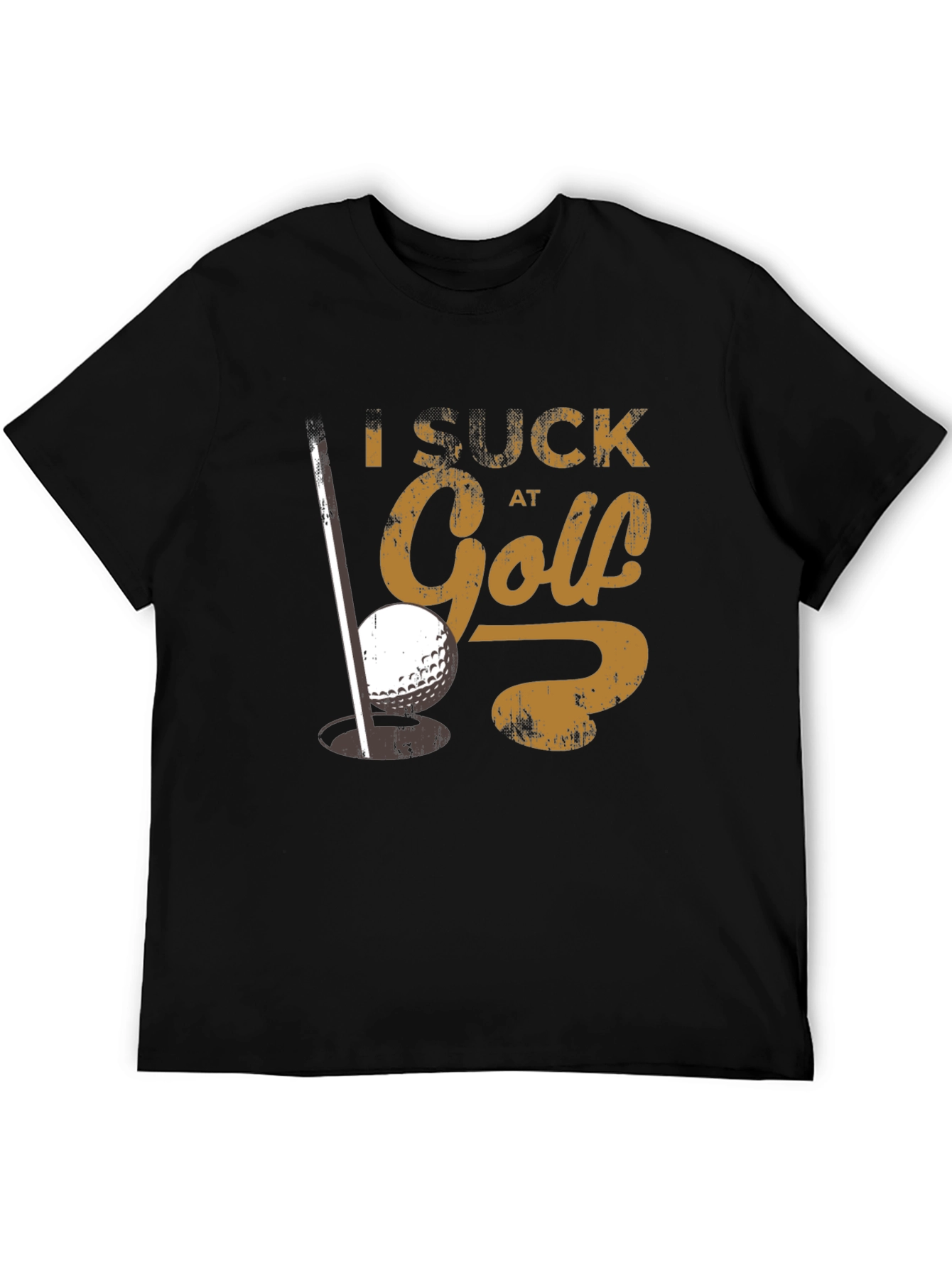 I Suck at Golf T-Shirt Funny Golfing Tee