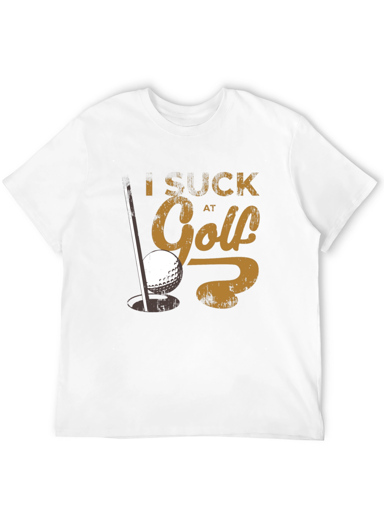 I Suck at Golf T-Shirt Funny Golfing Tee