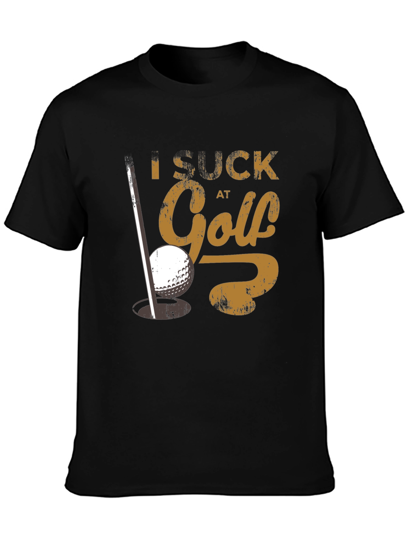 I Suck at Golf T-Shirt Funny Golfing Tee