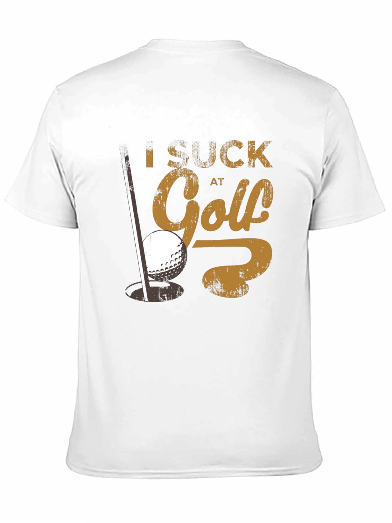 I Suck at Golf T-Shirt Funny Golfing Tee