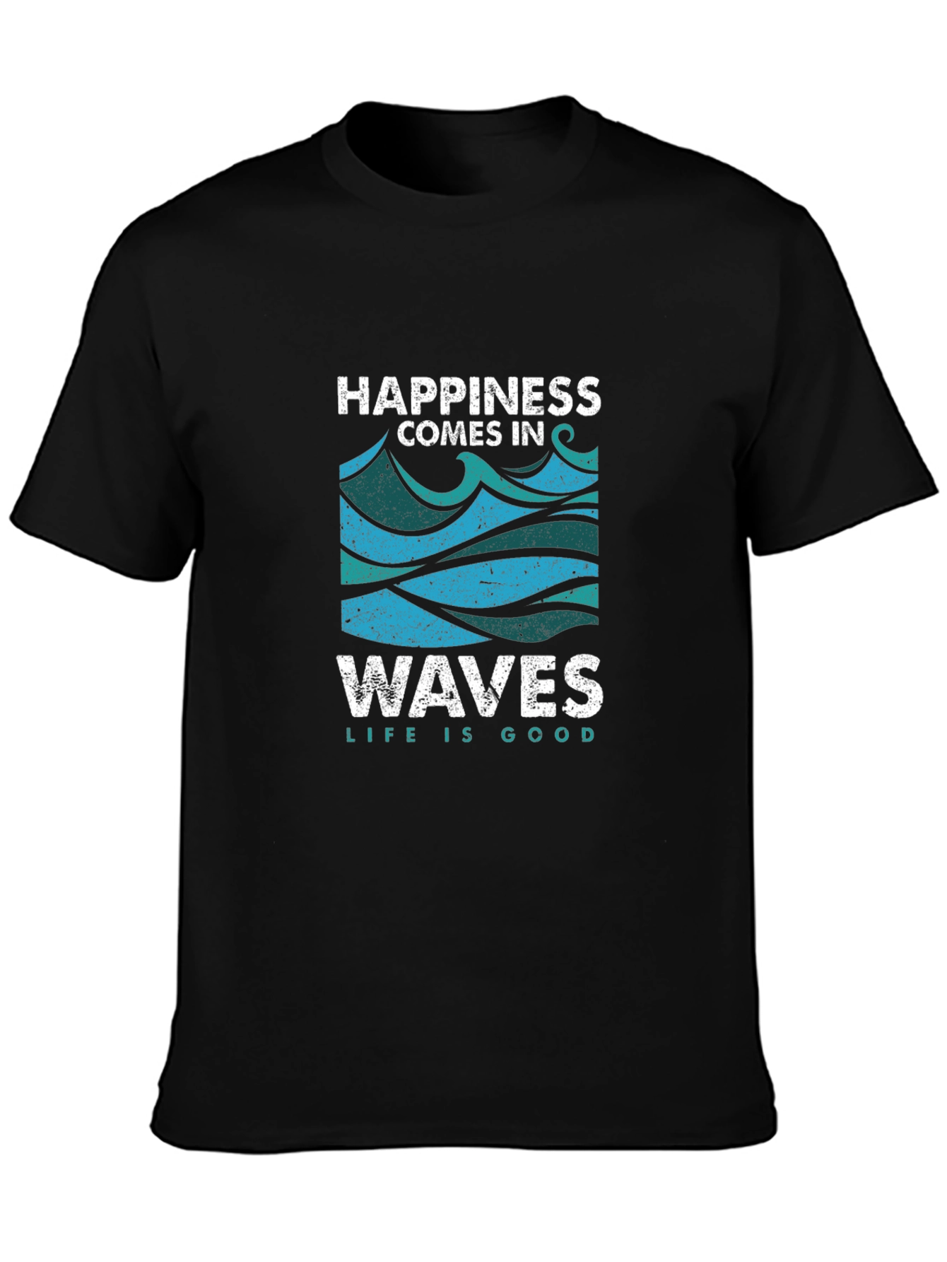 Happiness Comes in Waves T-Shirt - Life Is Good