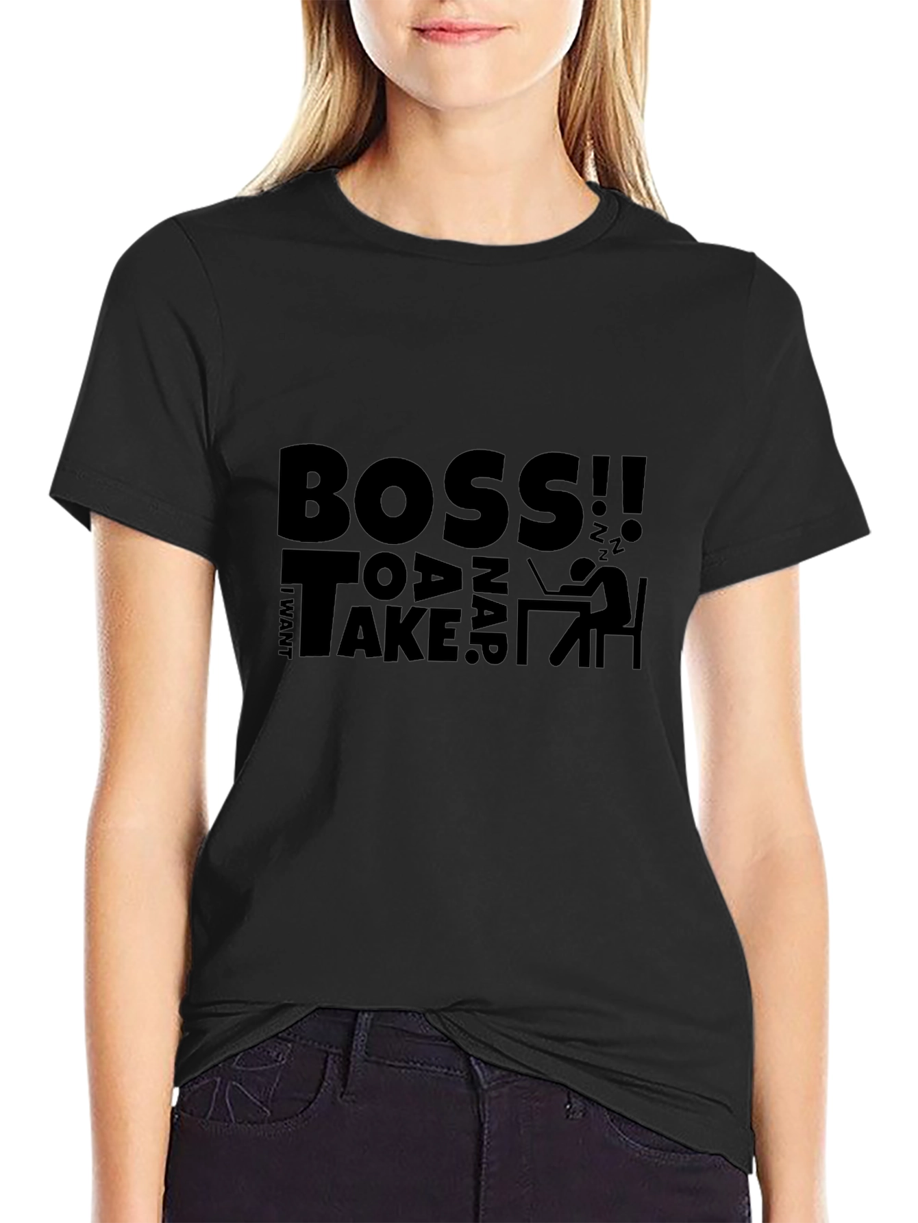 I Want To Take a Nap Boss! Graphic T-Shirt