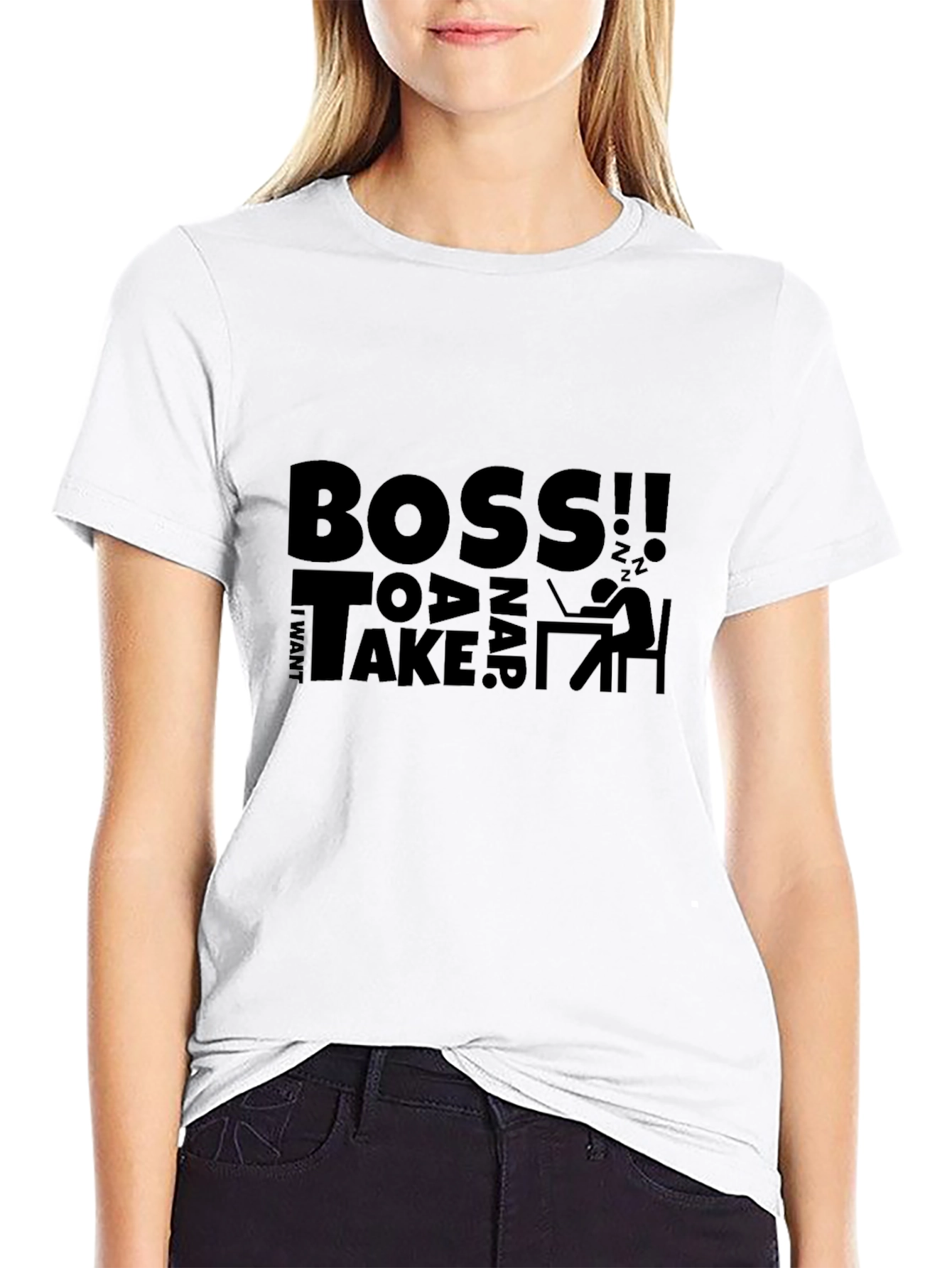 I Want To Take a Nap Boss! Graphic T-Shirt