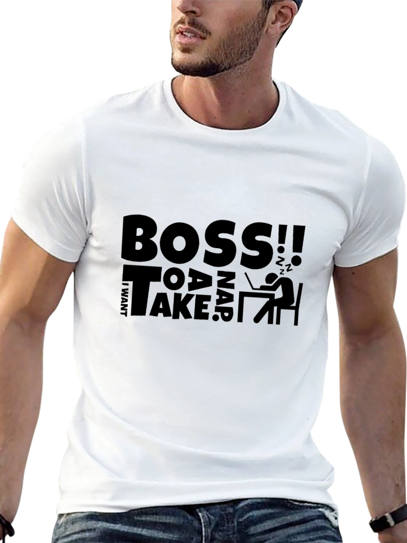 I Want To Take a Nap Boss! Graphic T-Shirt