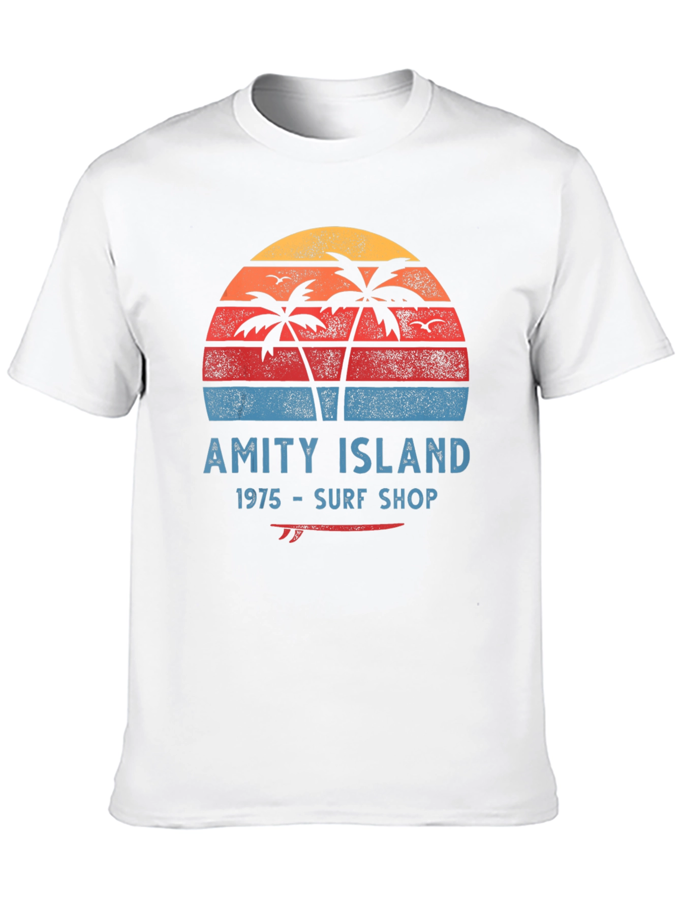 Amity Island 1975 Surf Shop Graphic Tee