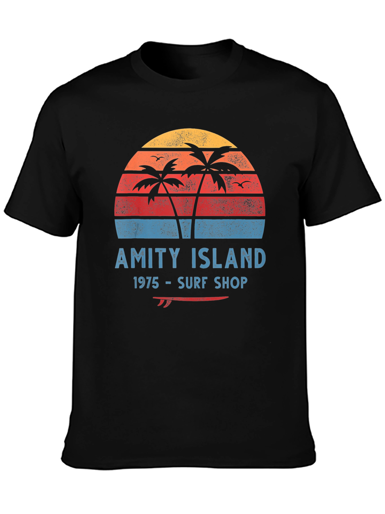 Amity Island 1975 Surf Shop Graphic Tee