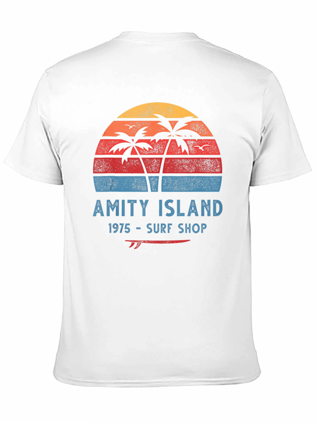 Amity Island 1975 Surf Shop Graphic Tee