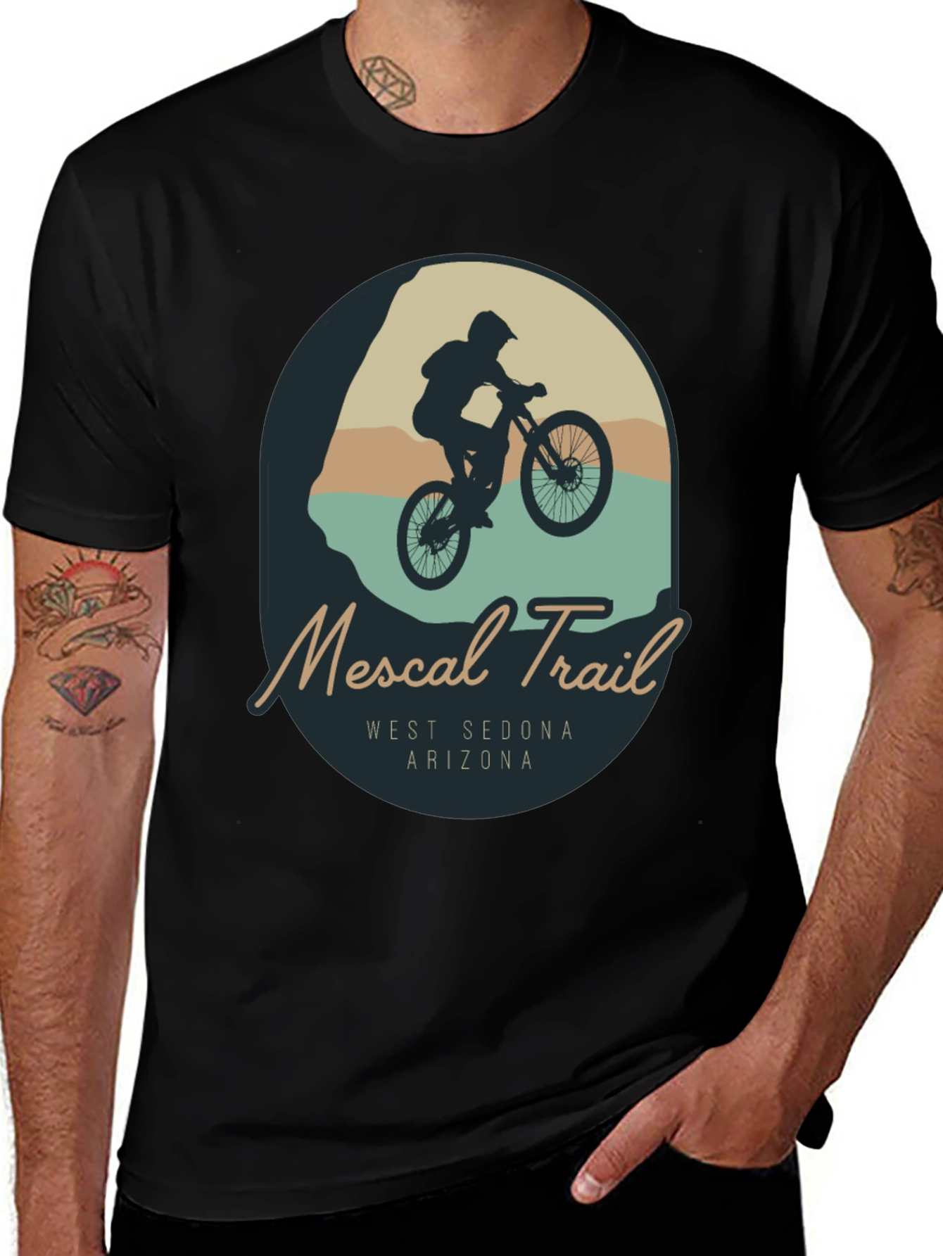 Mescal Trail T-Shirt - Mountain Biking Design