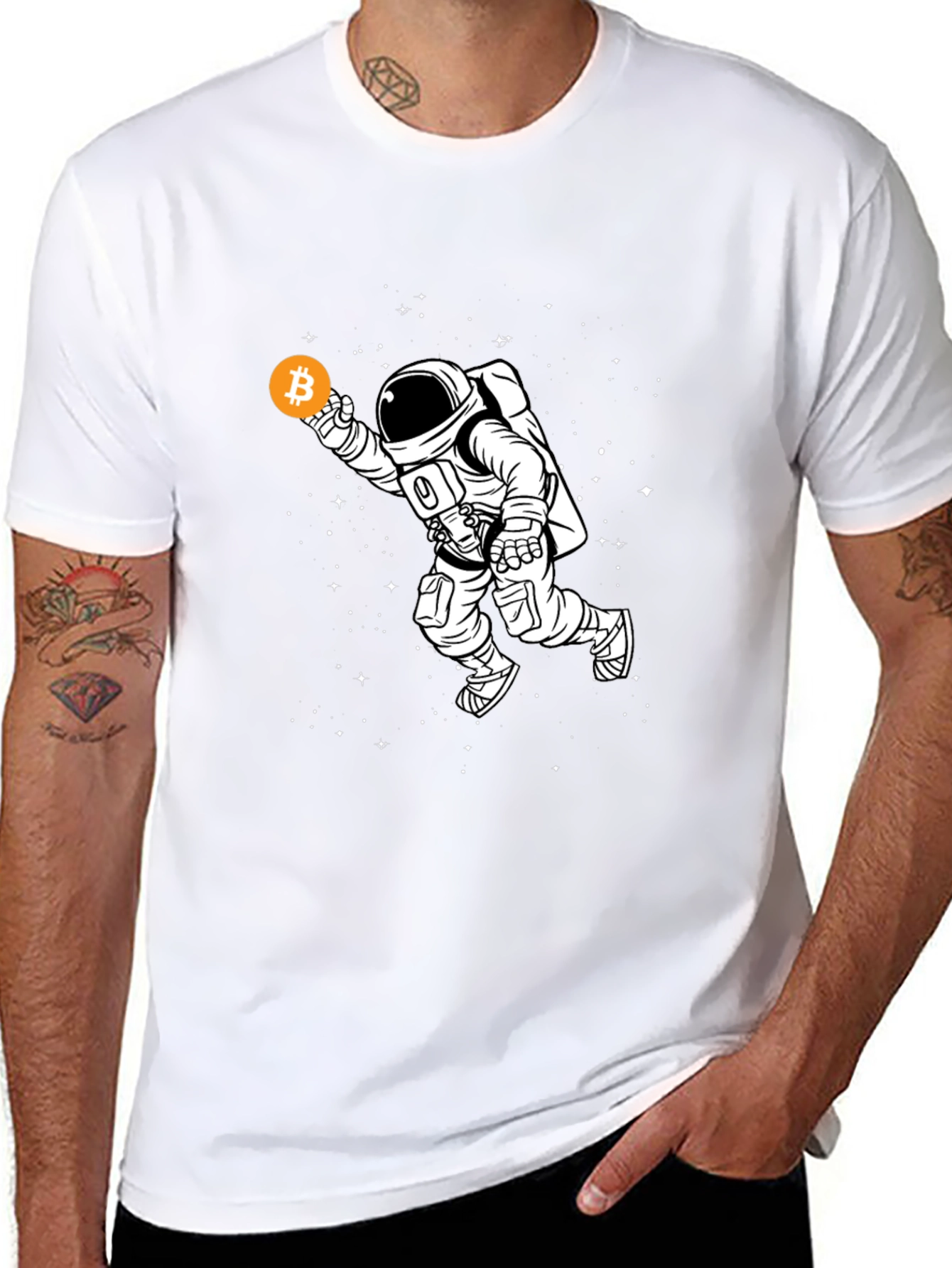 Bitcoin Astronaut Graphic Tee