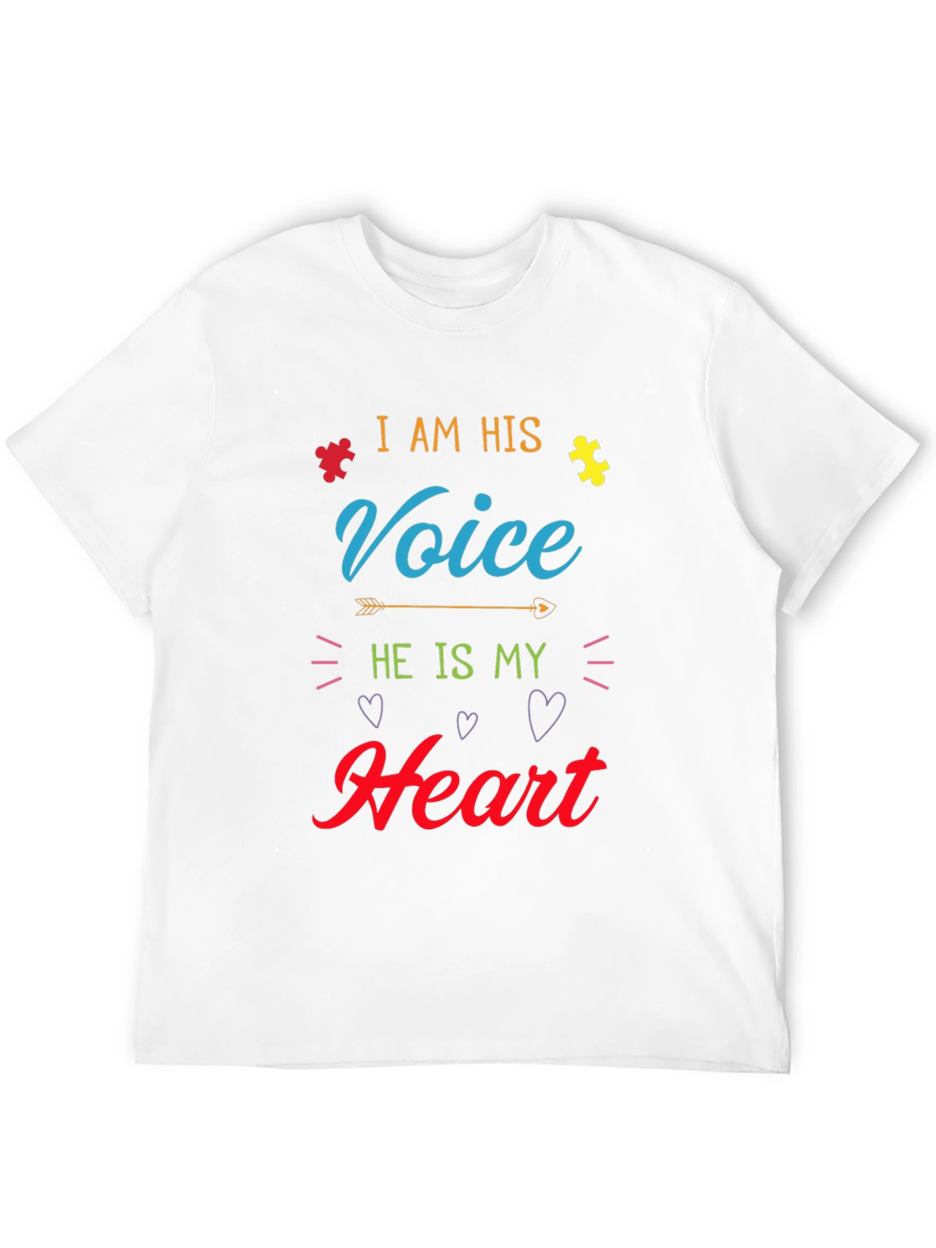 I Am His Voice Autism Awareness T-Shirt