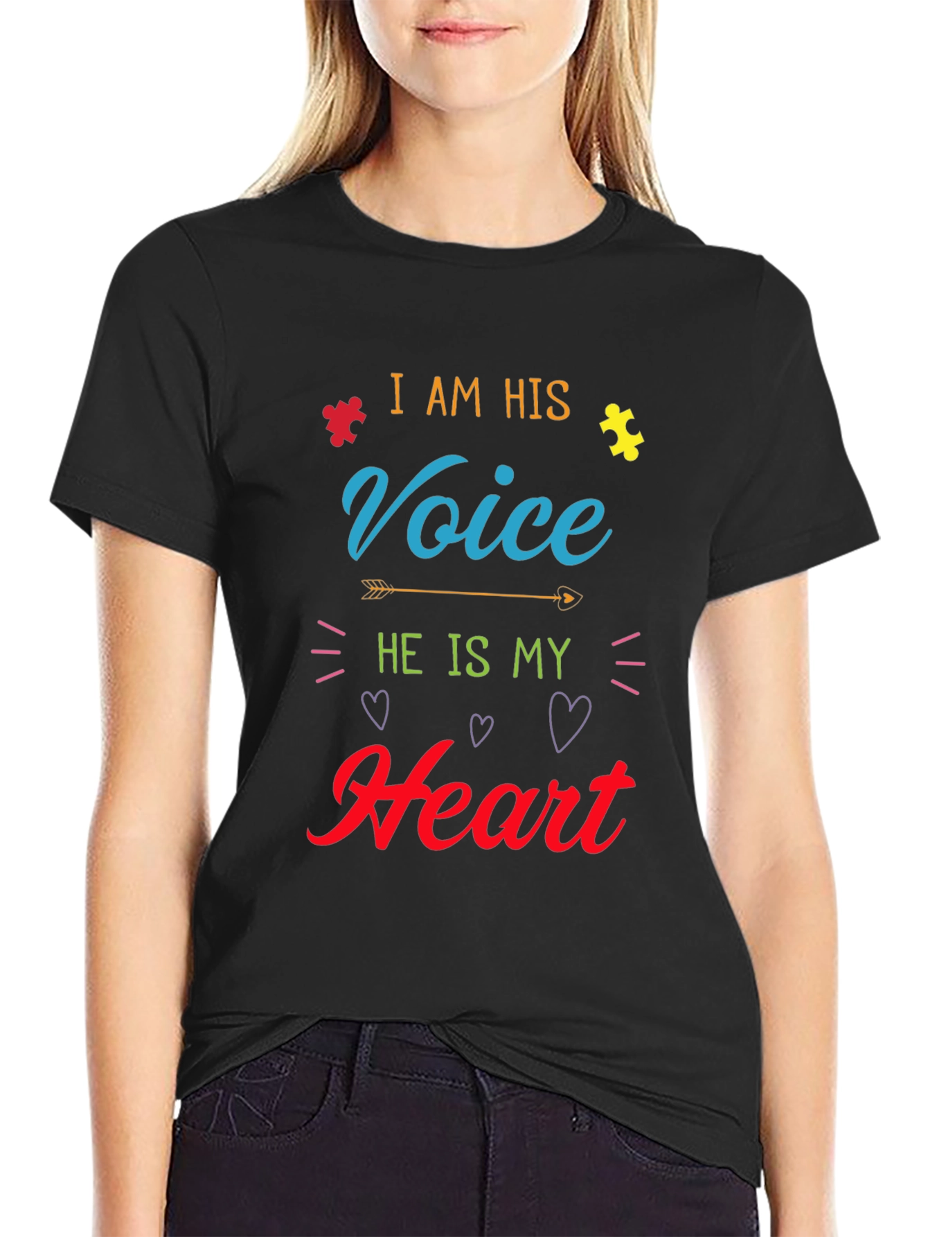 I Am His Voice Autism Awareness T-Shirt