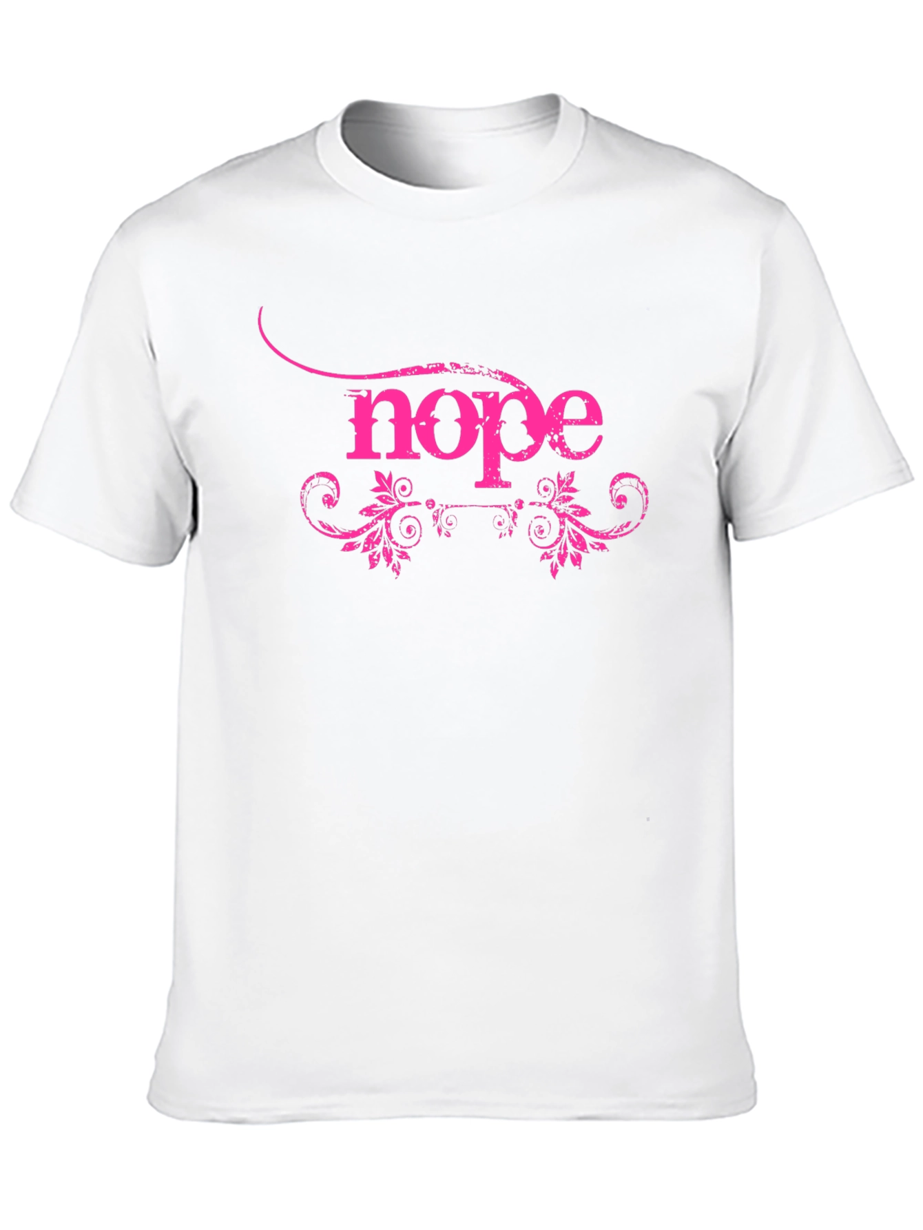 Nope Graphic Tee - Statement T-Shirt