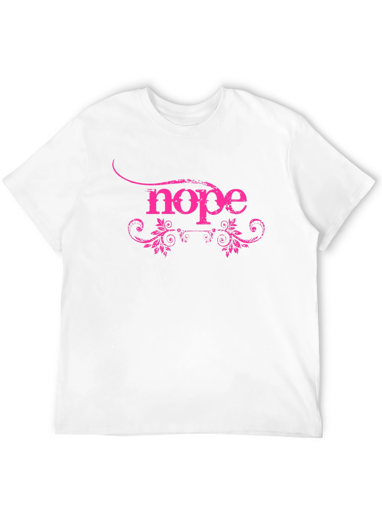 Nope Graphic Tee - Statement T-Shirt