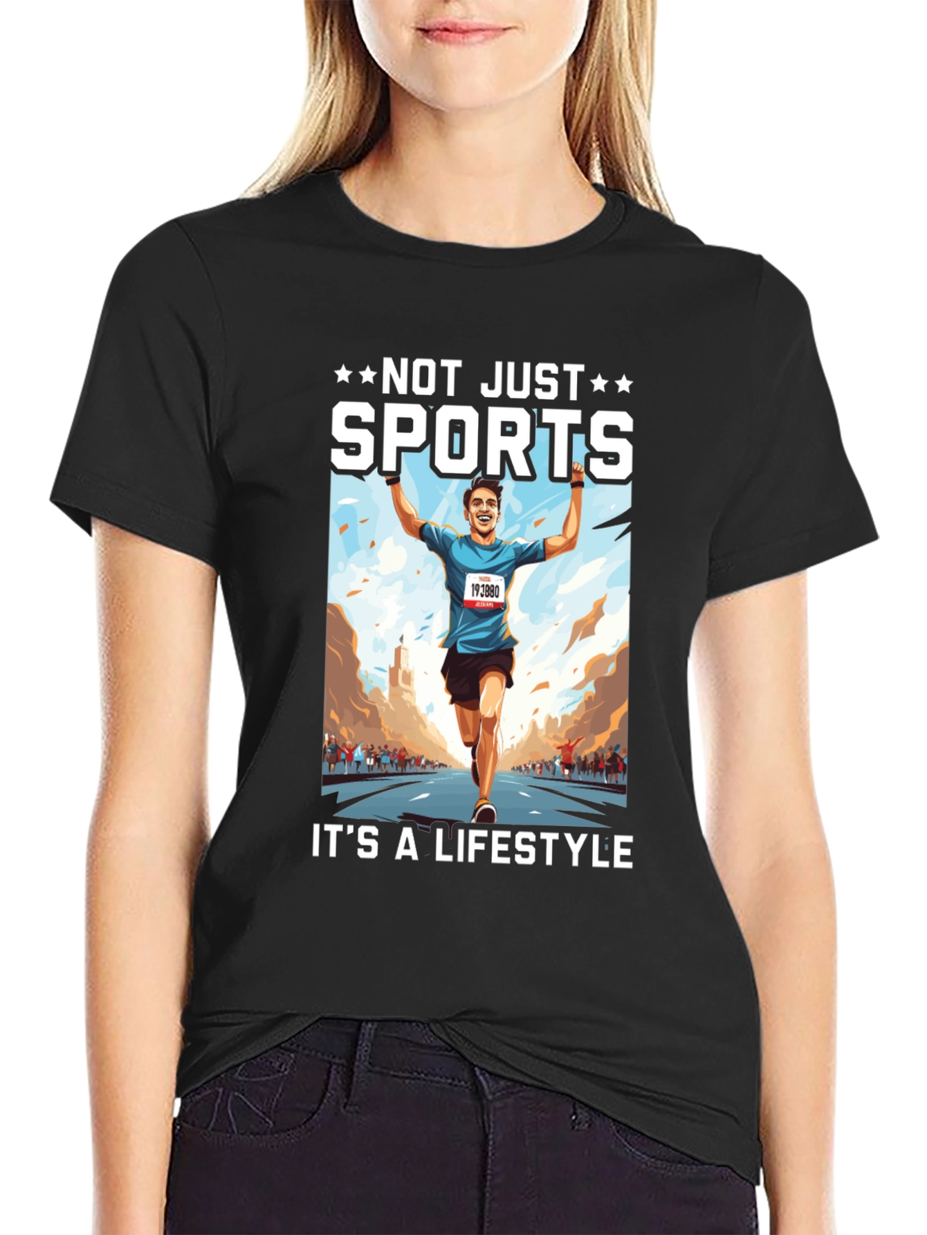 Sports Lifestyle Graphic T-Shirt