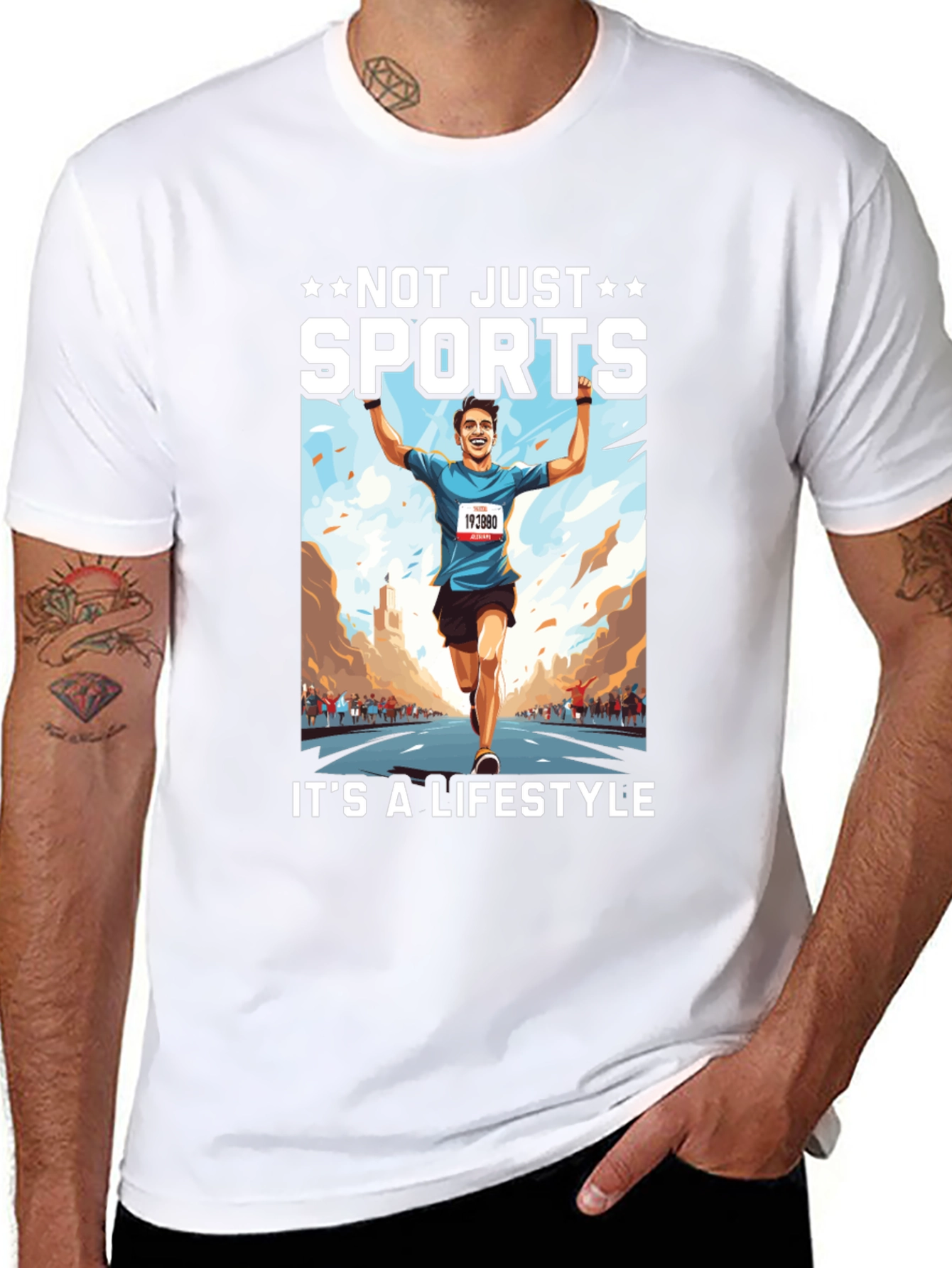 Sports Lifestyle Graphic T-Shirt