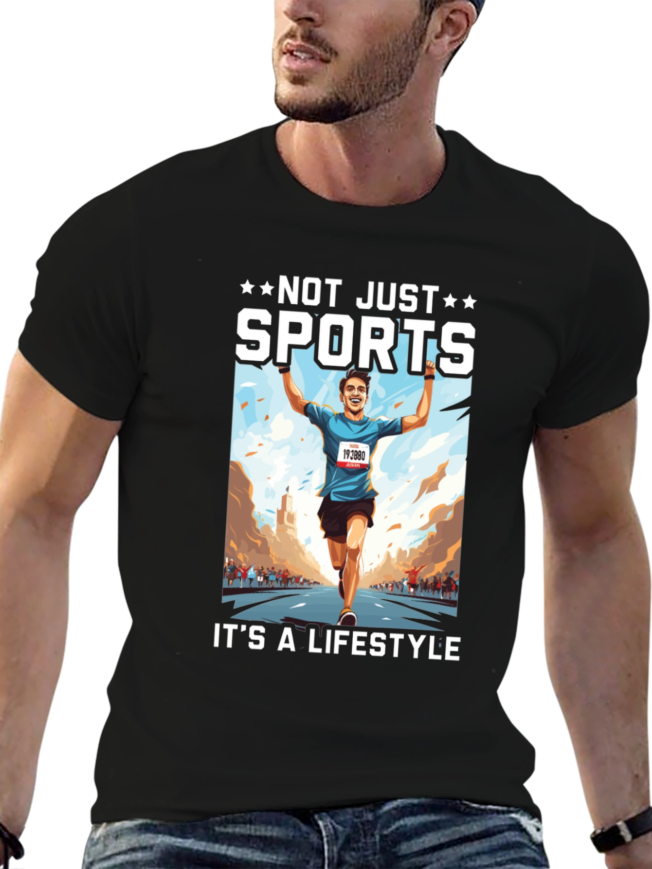 Sports Lifestyle Graphic T-Shirt