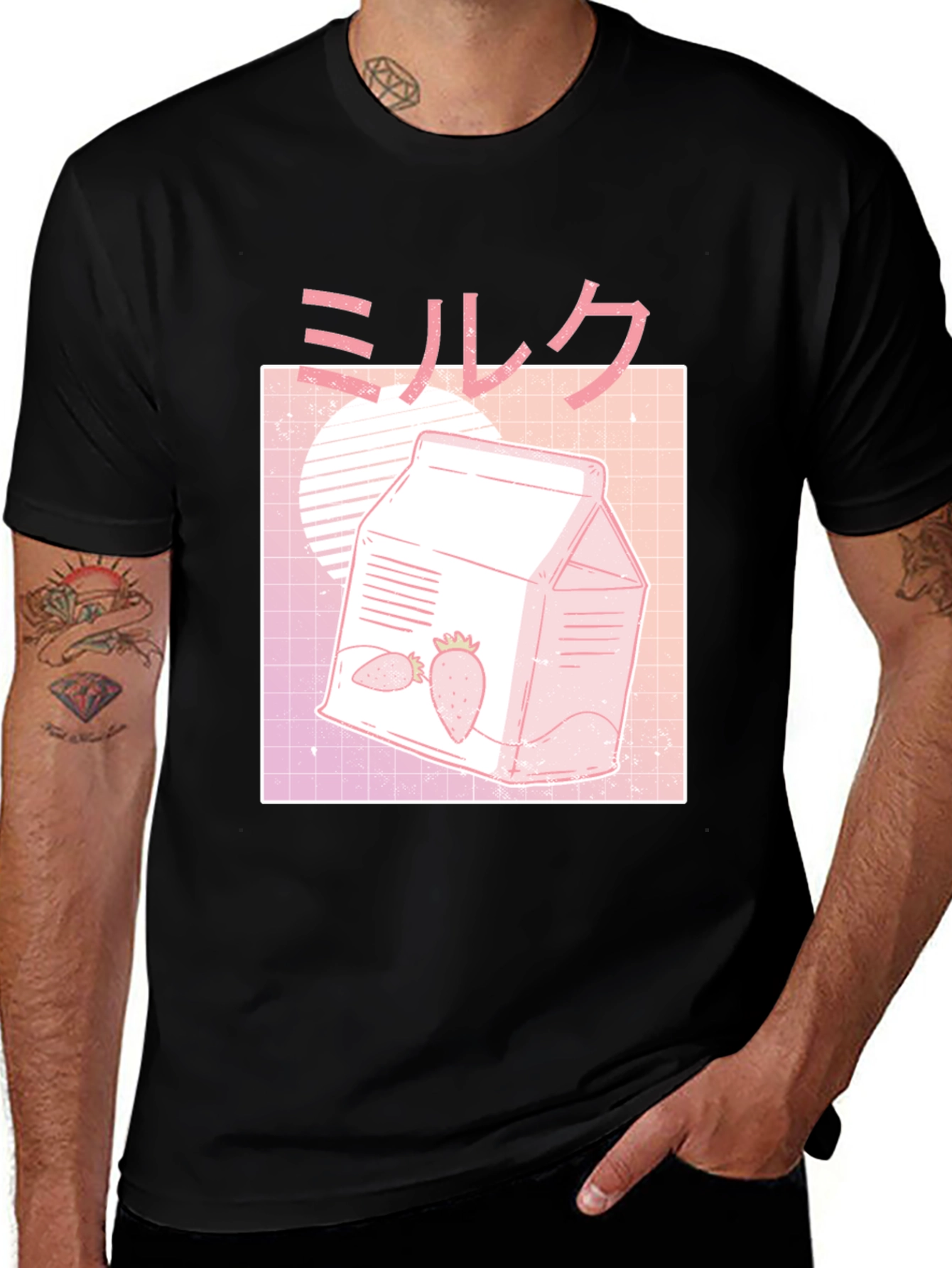 Strawberry Milk Graphic Tee