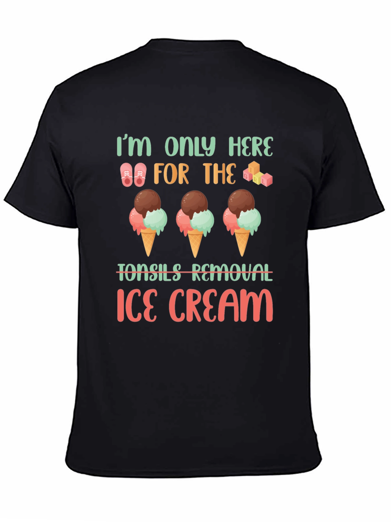 Tonsil Removal Ice Cream T-Shirt