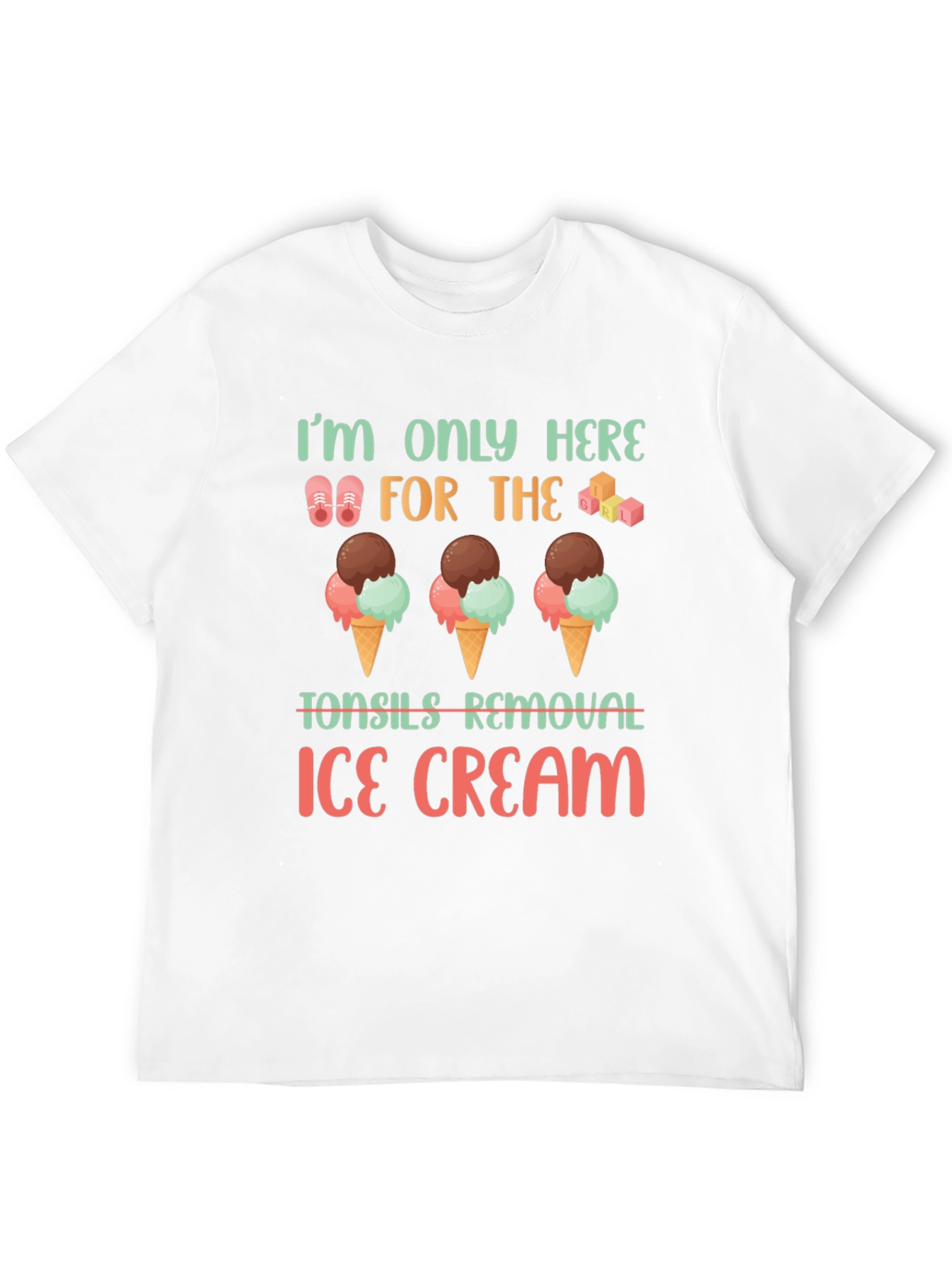 Tonsil Removal Ice Cream T-Shirt