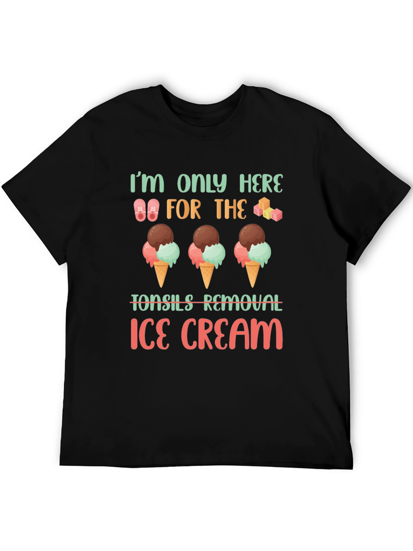 Tonsil Removal Ice Cream T-Shirt