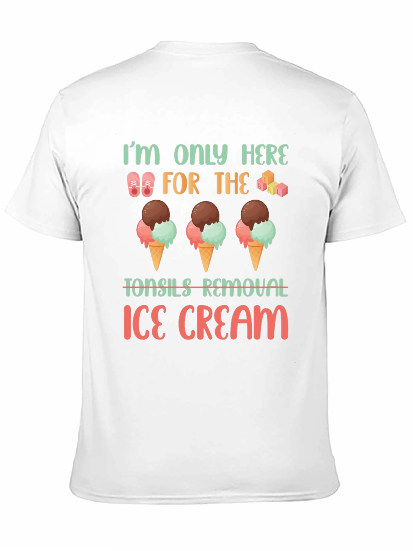 Tonsil Removal Ice Cream T-Shirt
