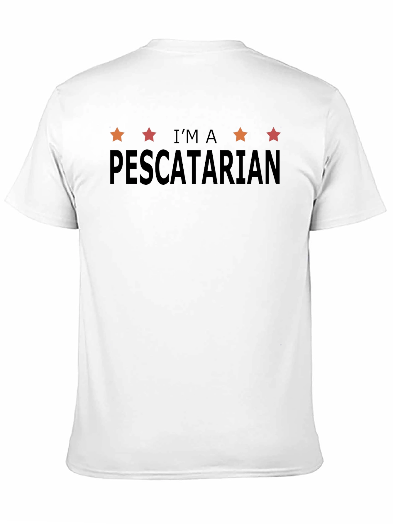 Im a Pescatarian Graphic Tee - Black