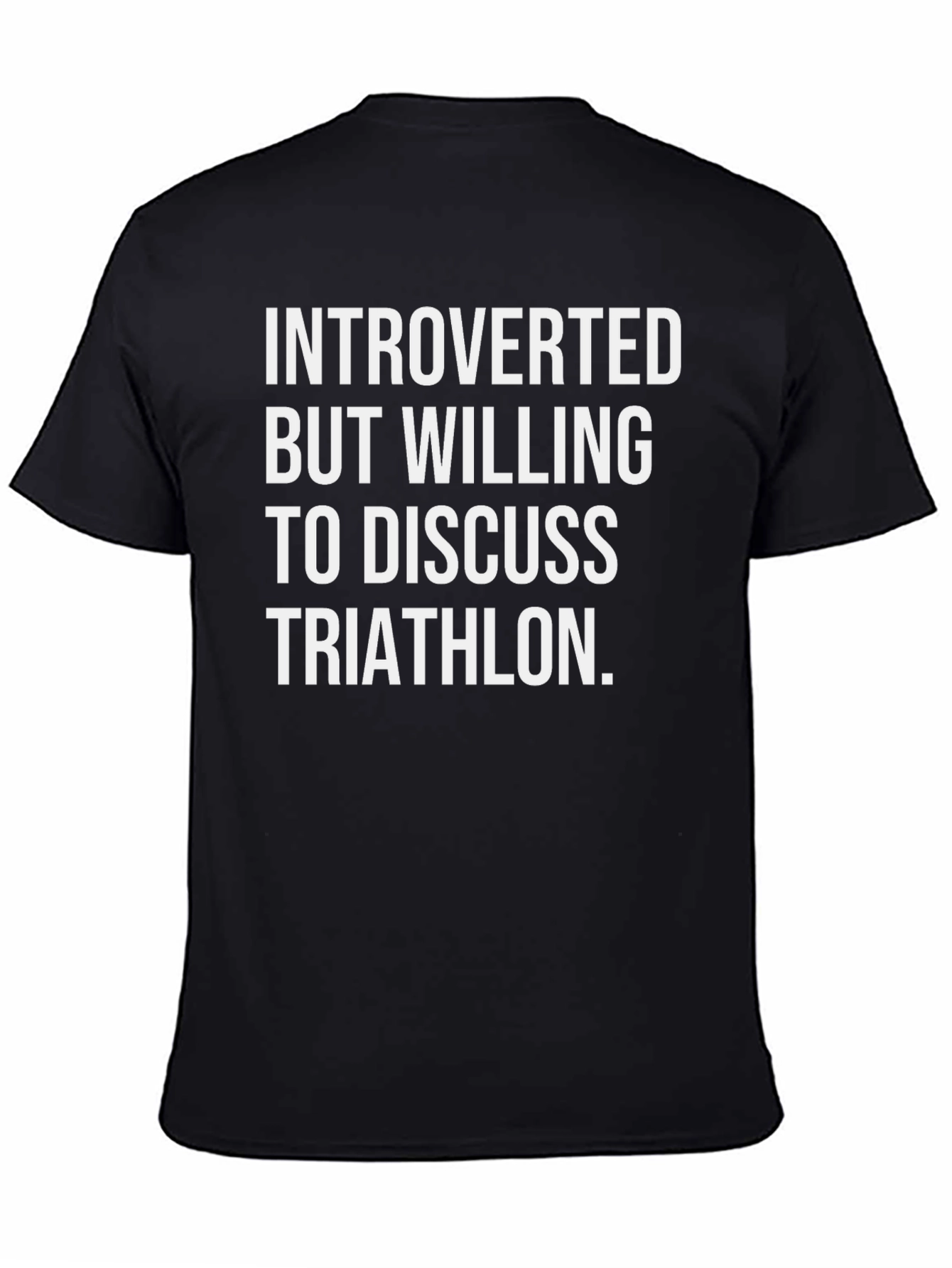 Introverted Triathlon T-Shirt - Soft Cotton Blend