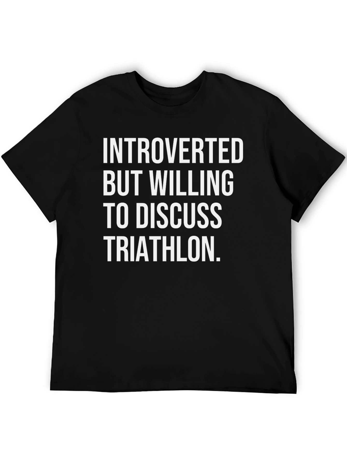 Introverted Triathlon T-Shirt - Soft Cotton Blend