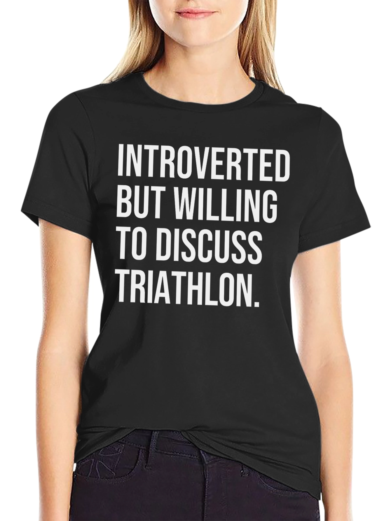Introverted Triathlon T-Shirt - Soft Cotton Blend
