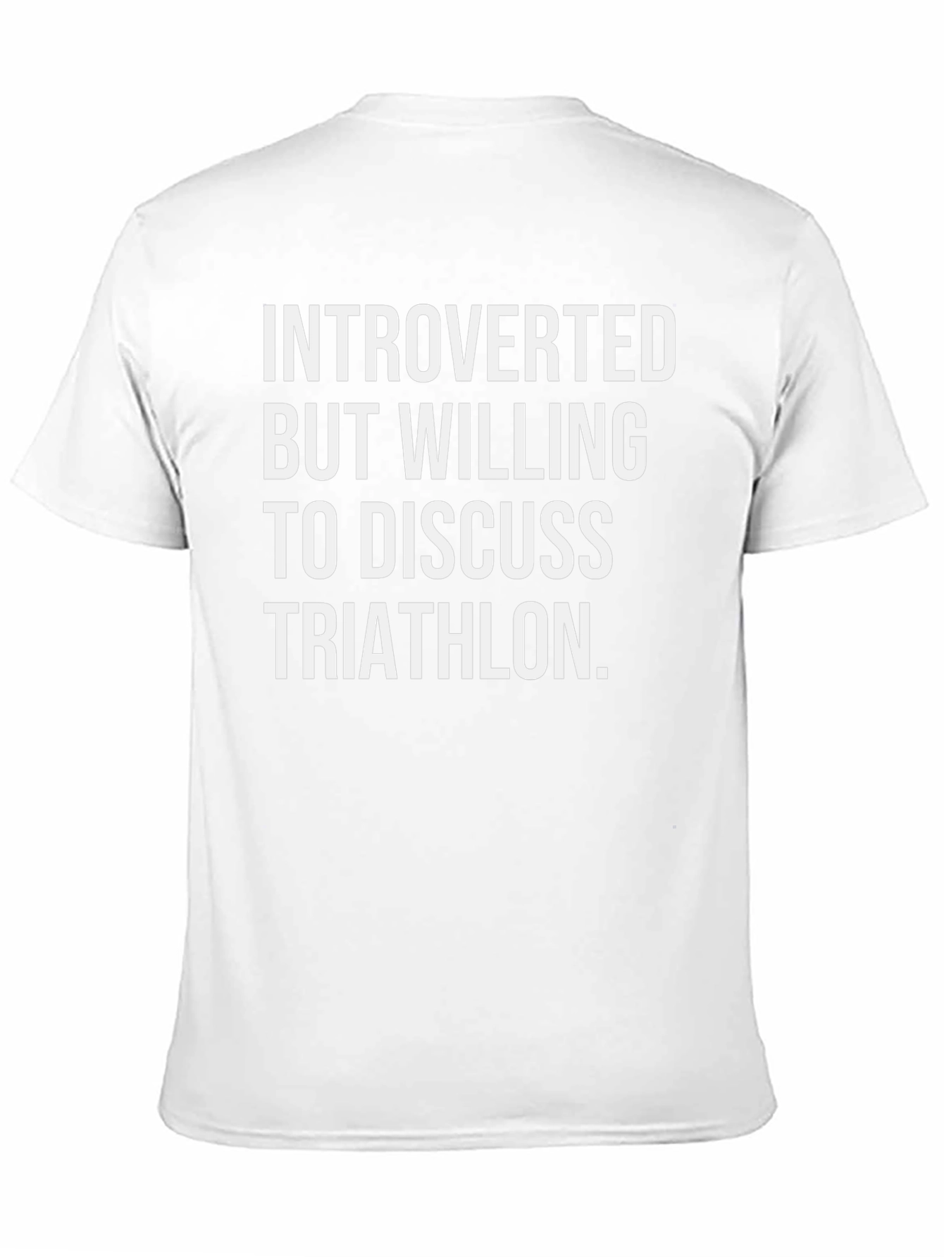 Introverted Triathlon T-Shirt - Soft Cotton Blend