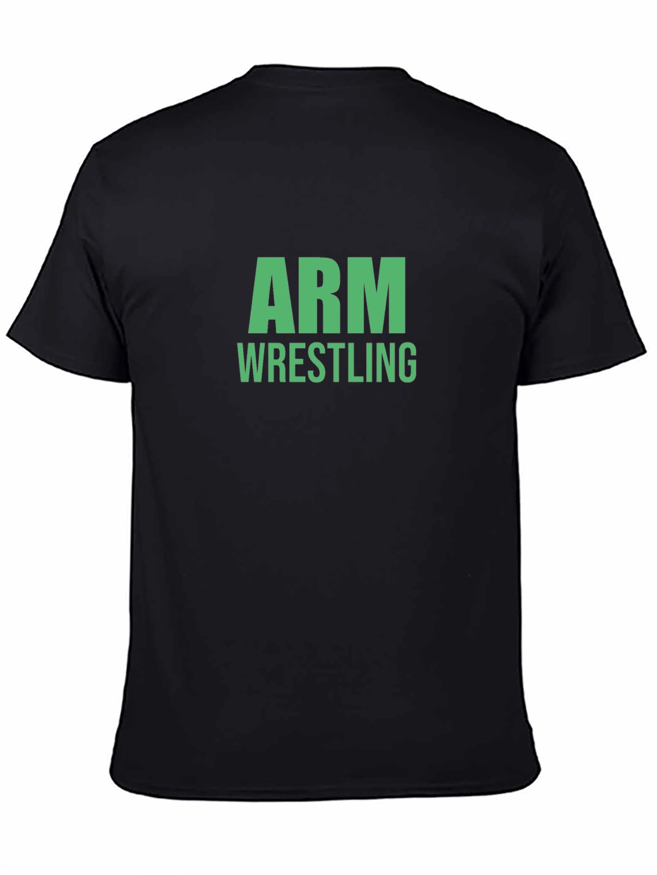 Arm Wrestling T-Shirt - Black Graphic Tee