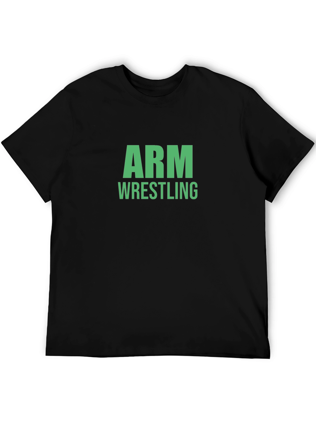 Arm Wrestling T-Shirt - Black Graphic Tee