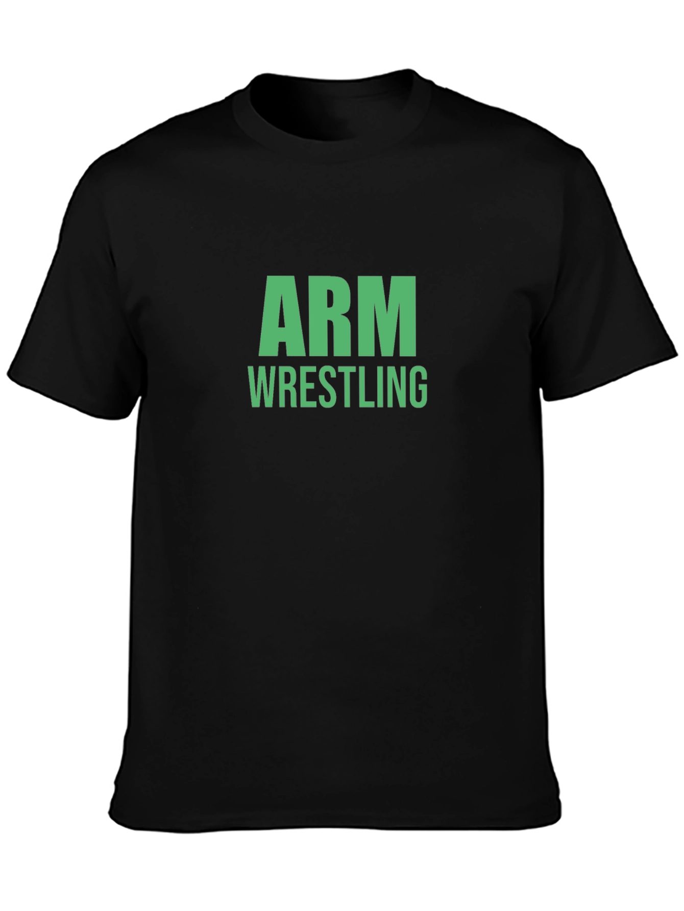 Arm Wrestling T-Shirt - Black Graphic Tee