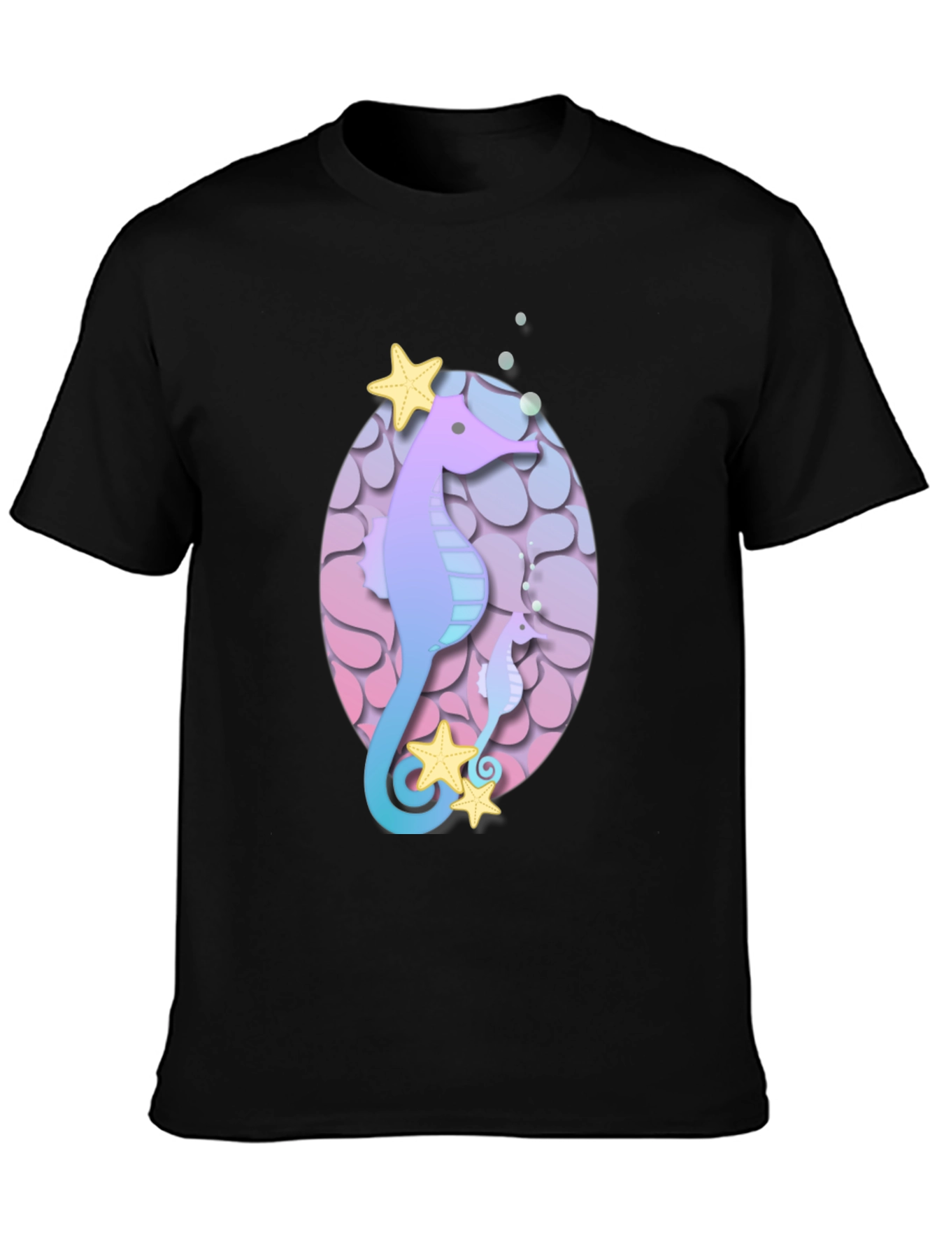 Seahorse Starfish Graphic Tee