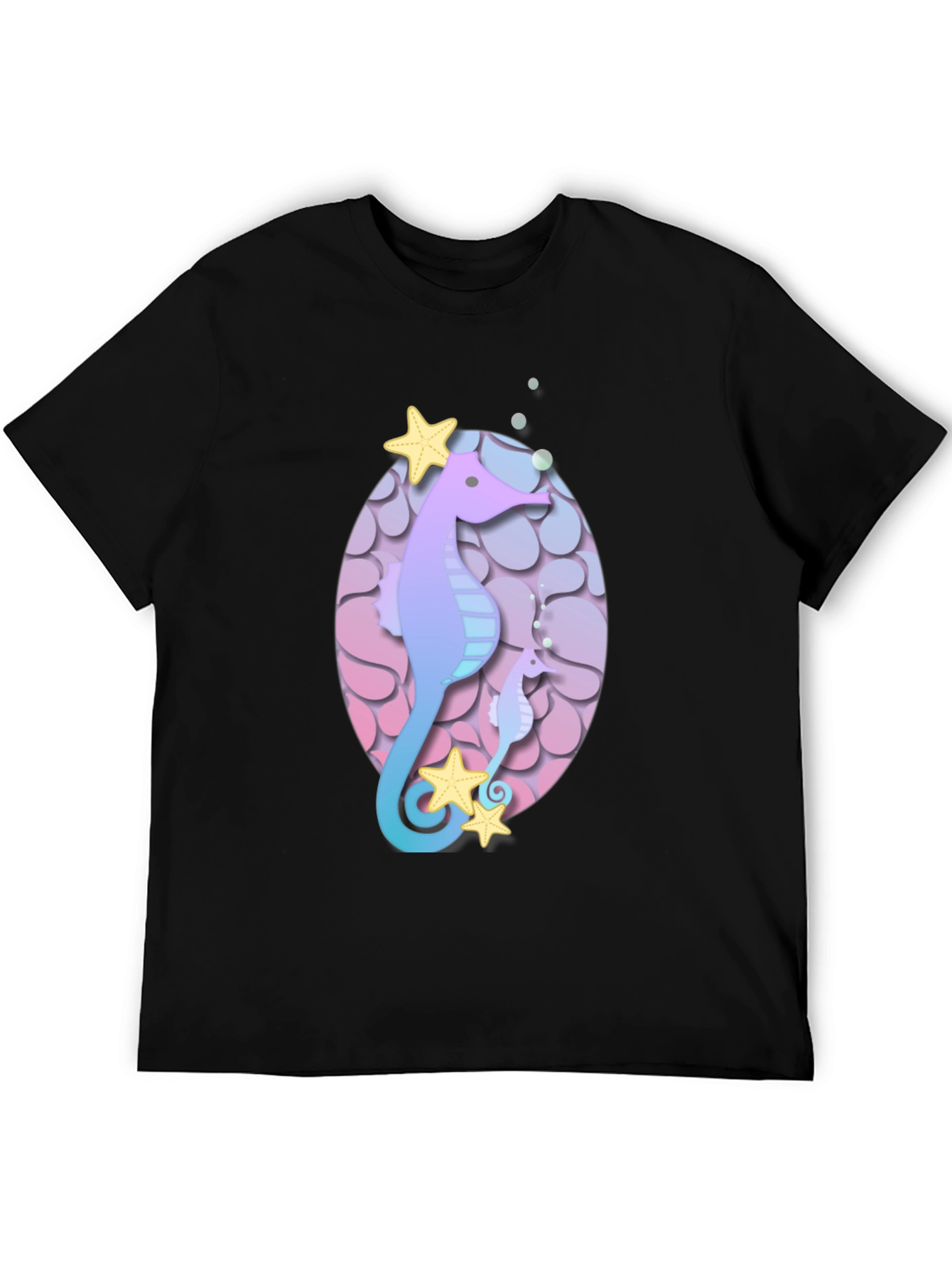 Seahorse Starfish Graphic Tee
