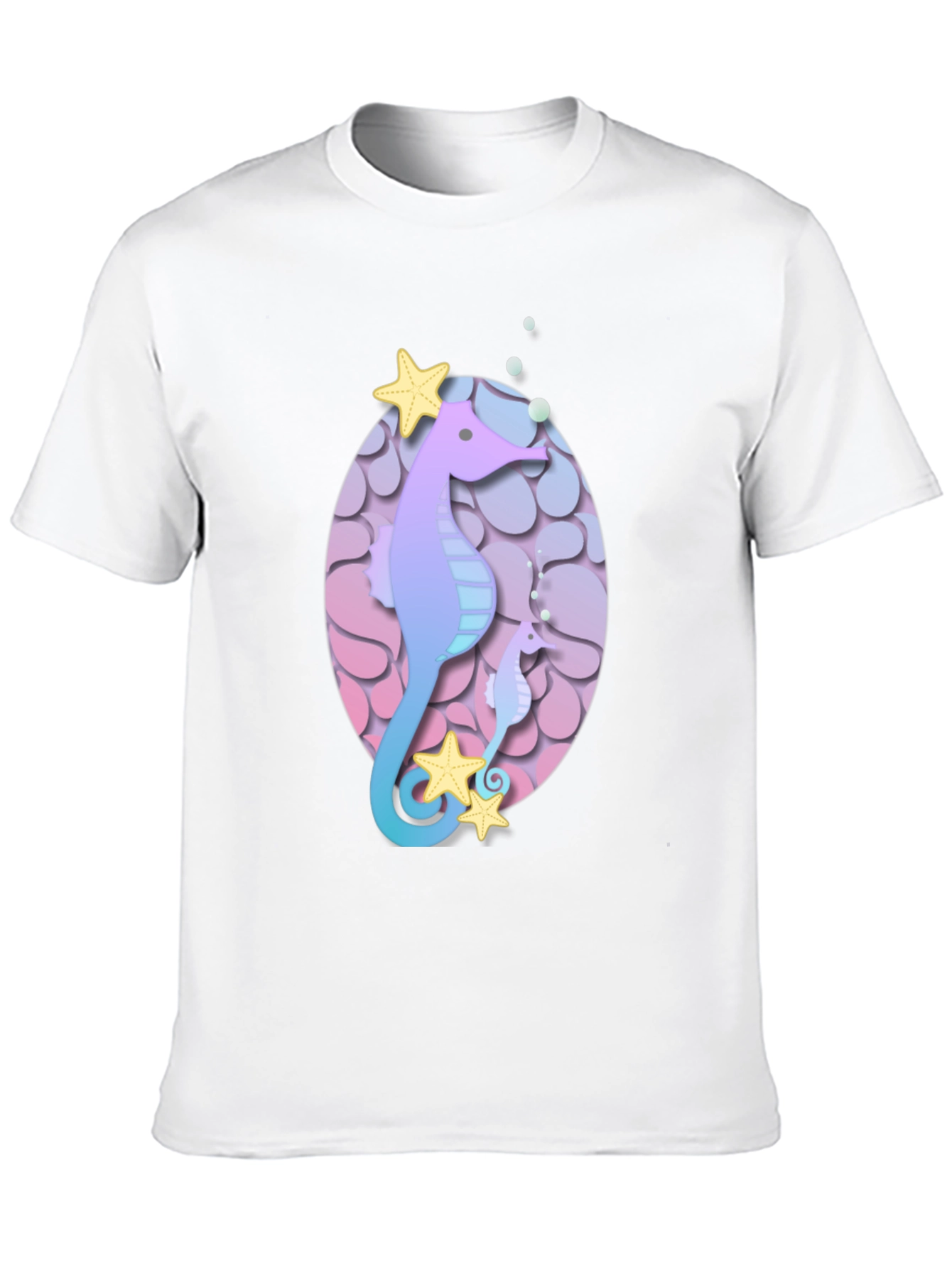 Seahorse Starfish Graphic Tee