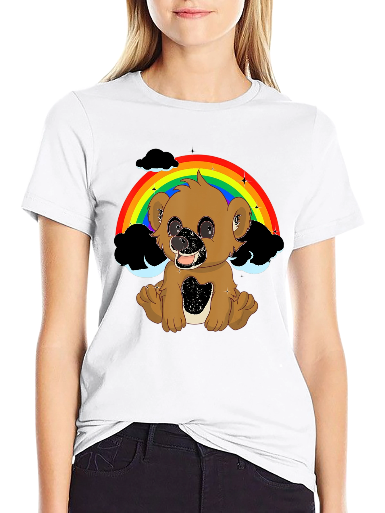 Koala Rainbow Graphic Tee
