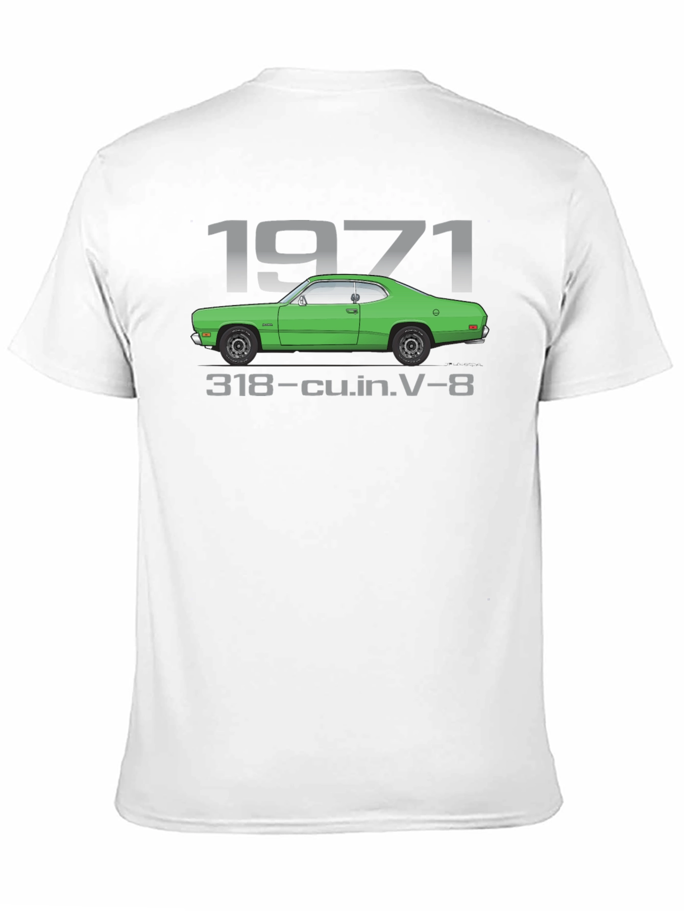 1971 Car Black T-Shirt