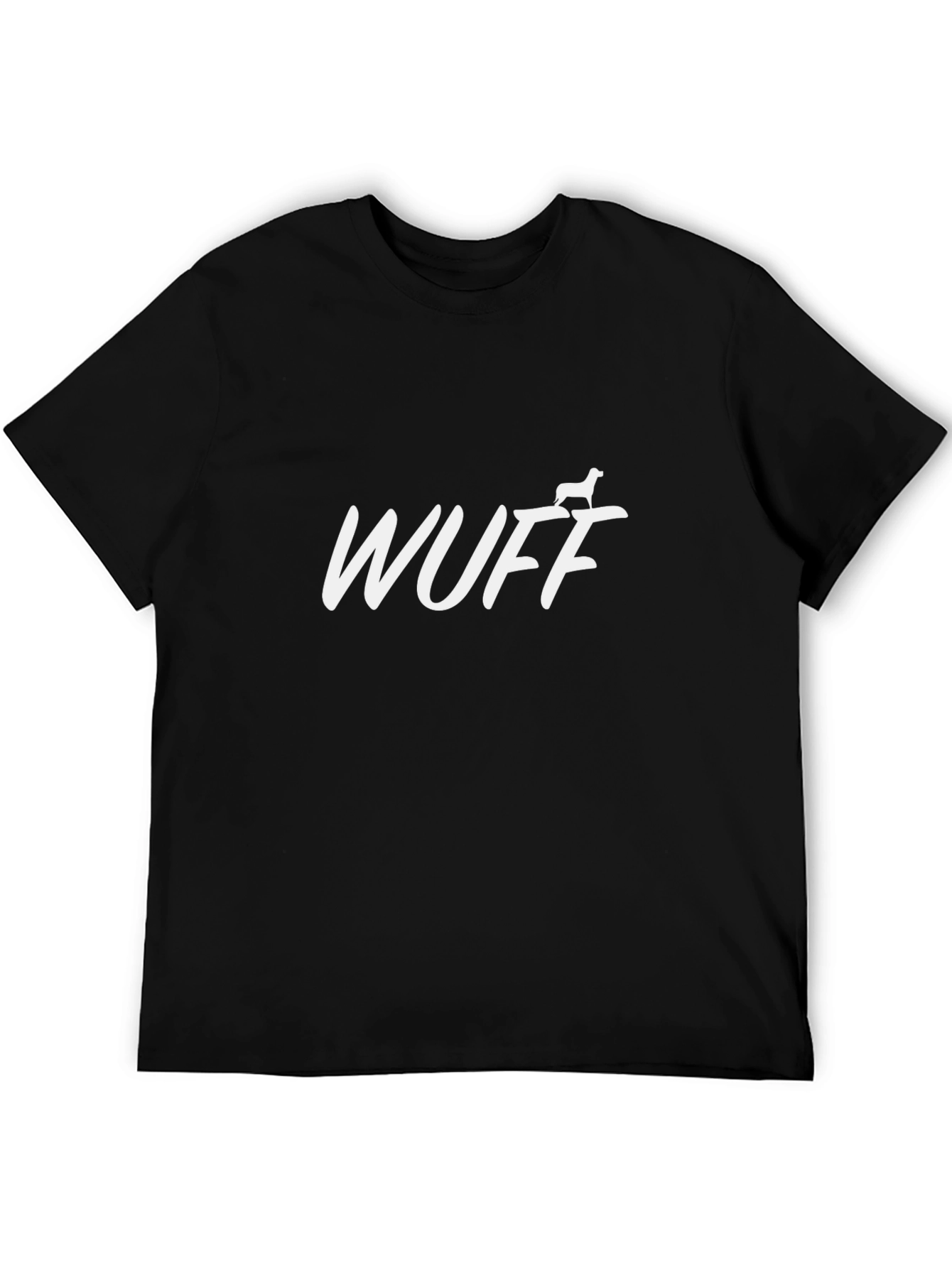 WUFF Dog Lovers T-Shirt - Black