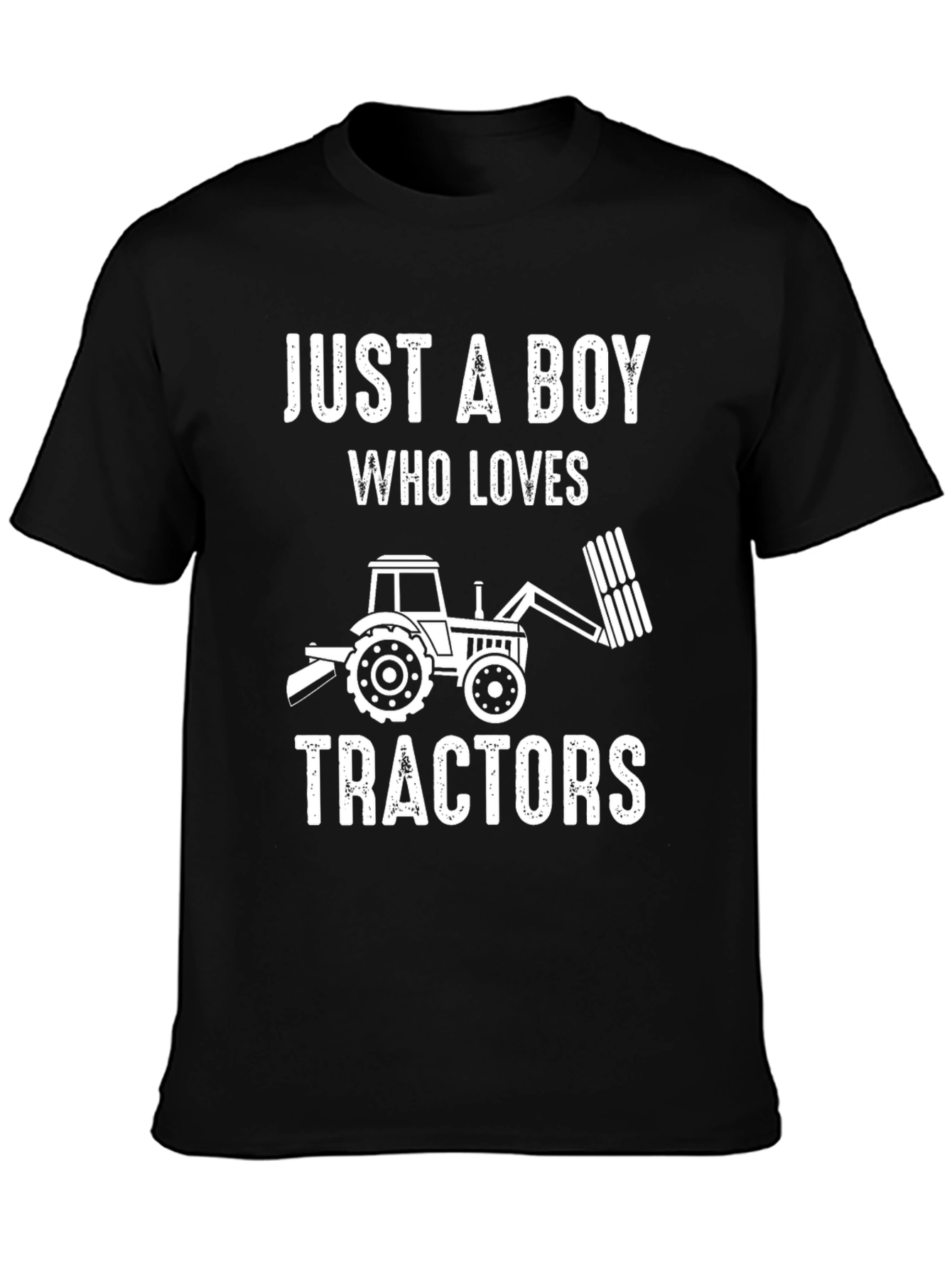 Just a Boy Who Loves Tractors T-Shirt