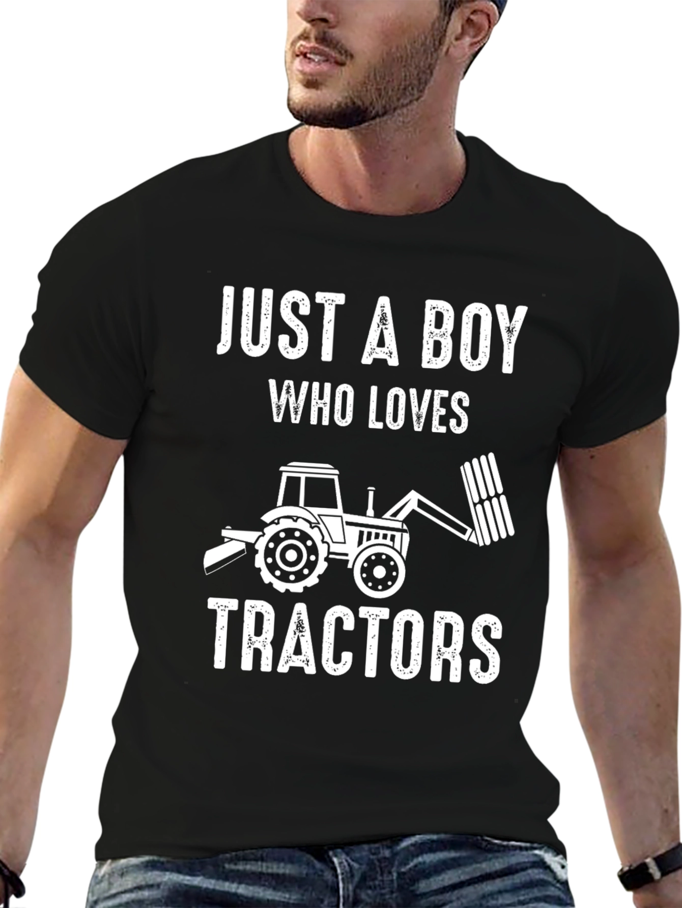 Just a Boy Who Loves Tractors T-Shirt