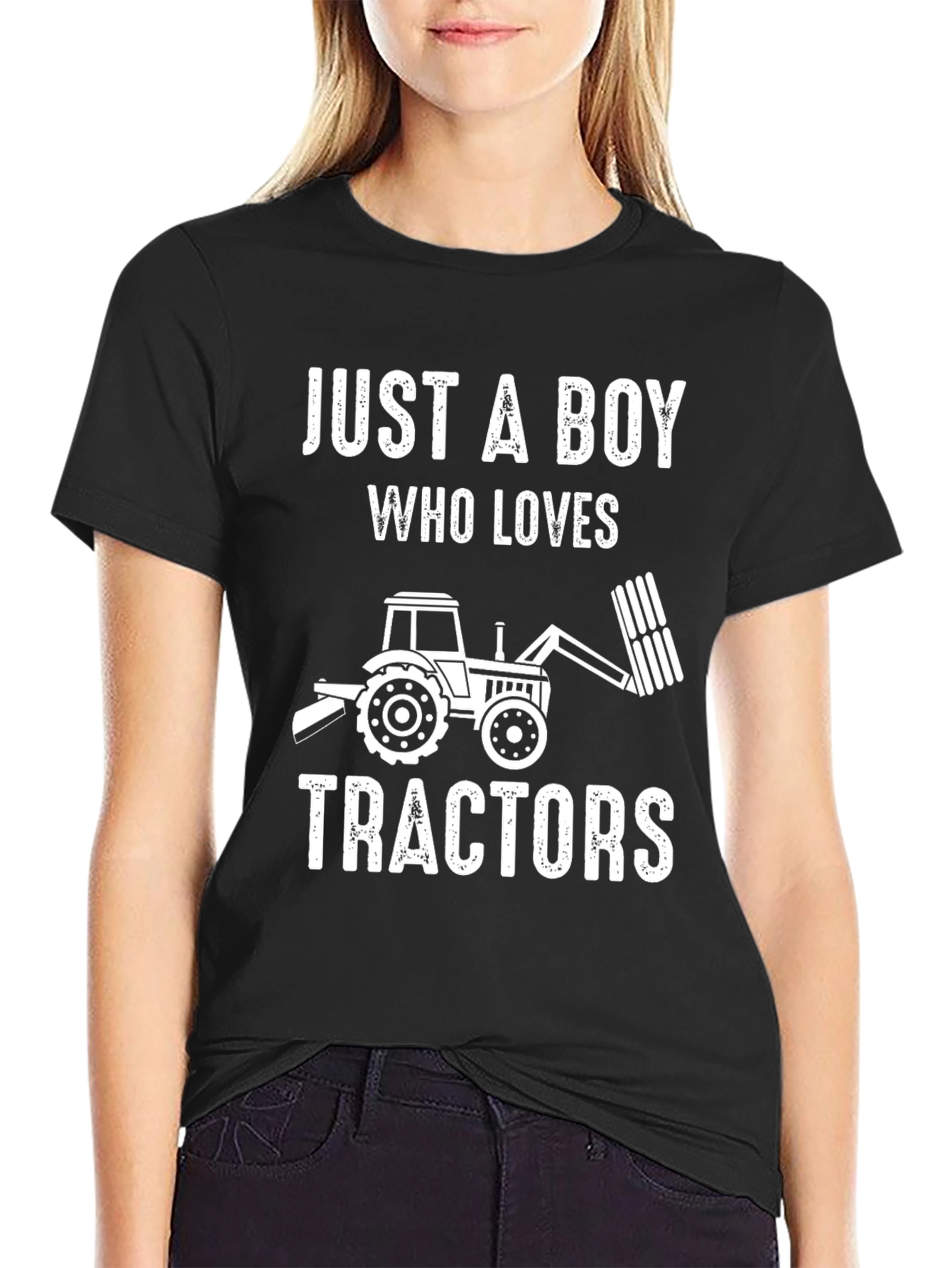 Just a Boy Who Loves Tractors T-Shirt