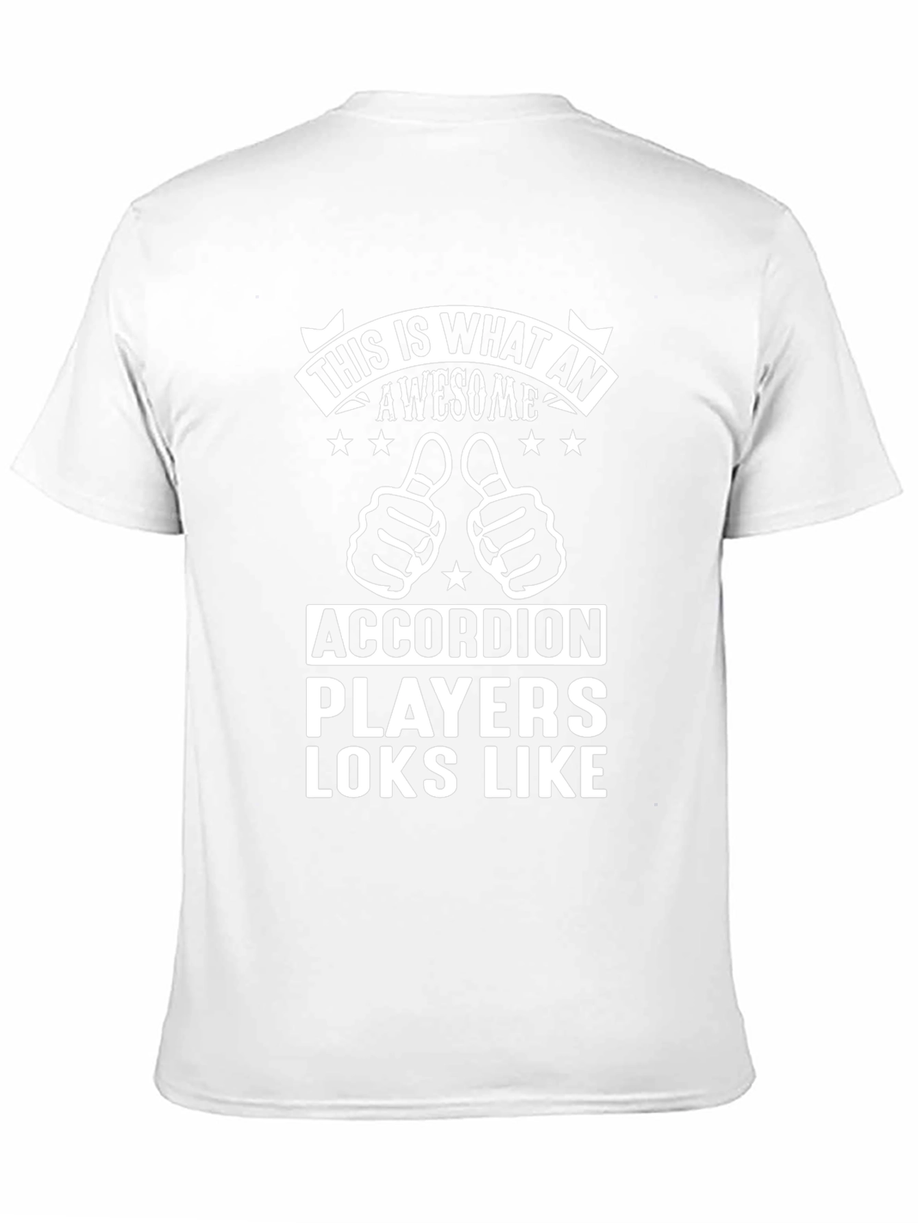 Awesome Accordion Players T-Shirt - Black