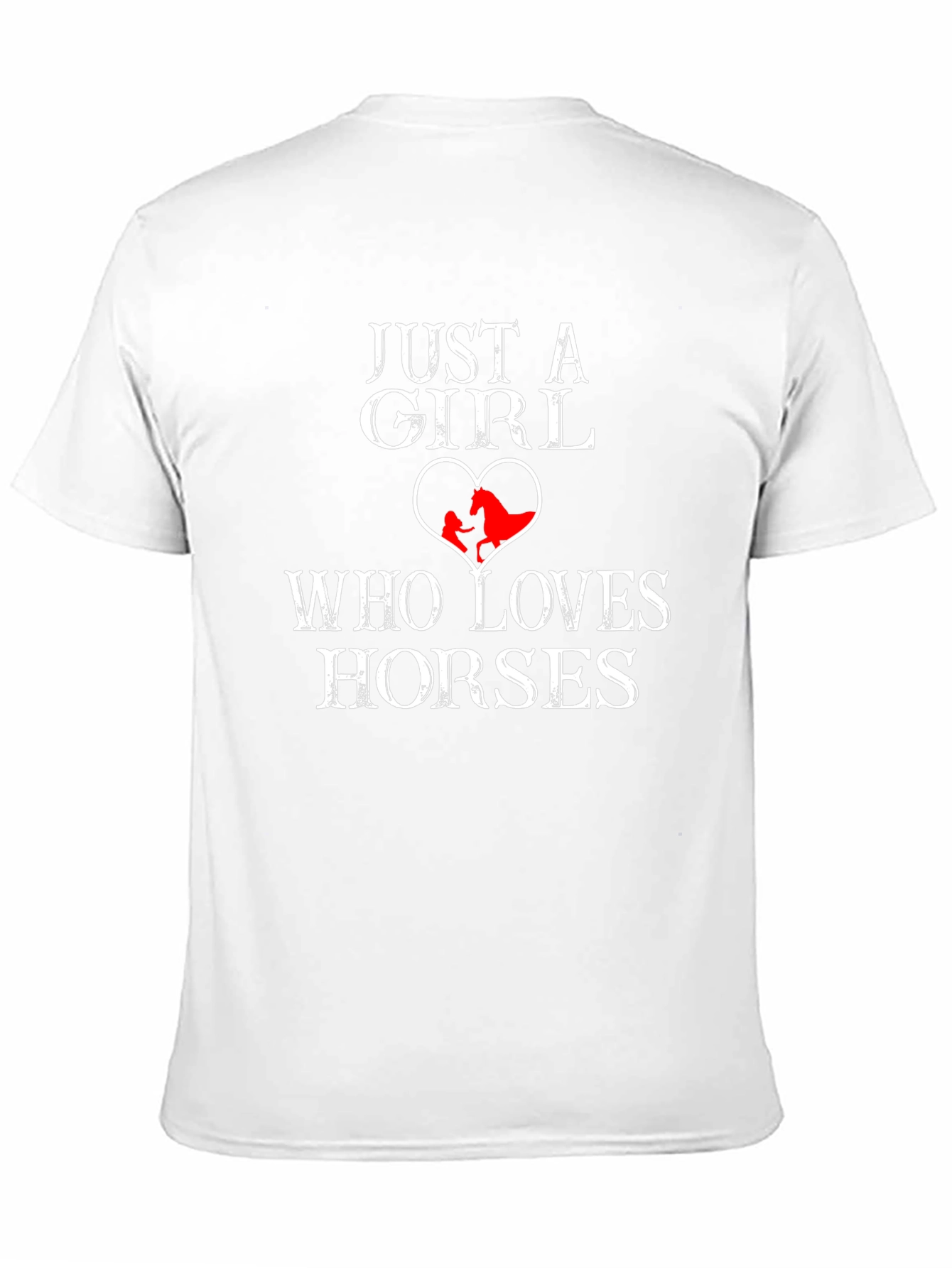 Just A Girl Who Loves Horses Graphic Tee
