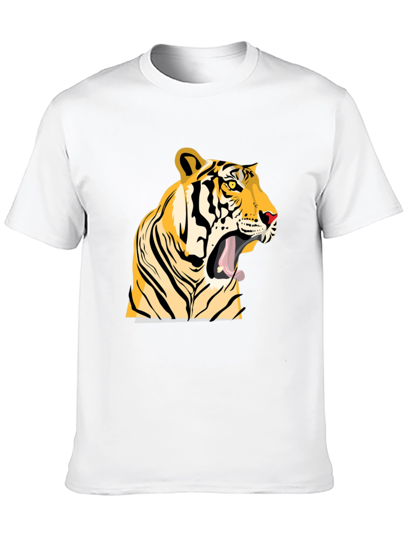 Tiger Graphic Tee - Bold Black T-Shirt
